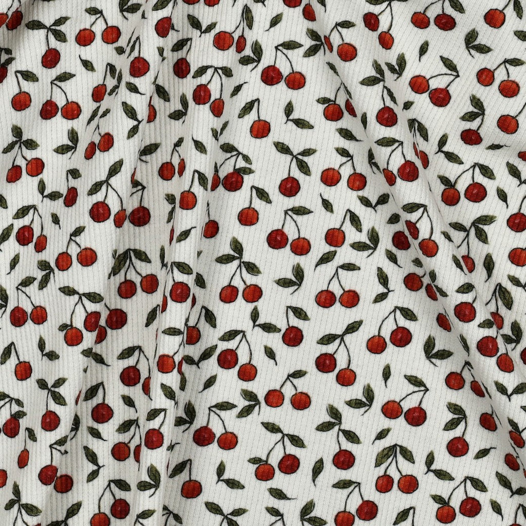 Rippen Jersey "Kirschen"