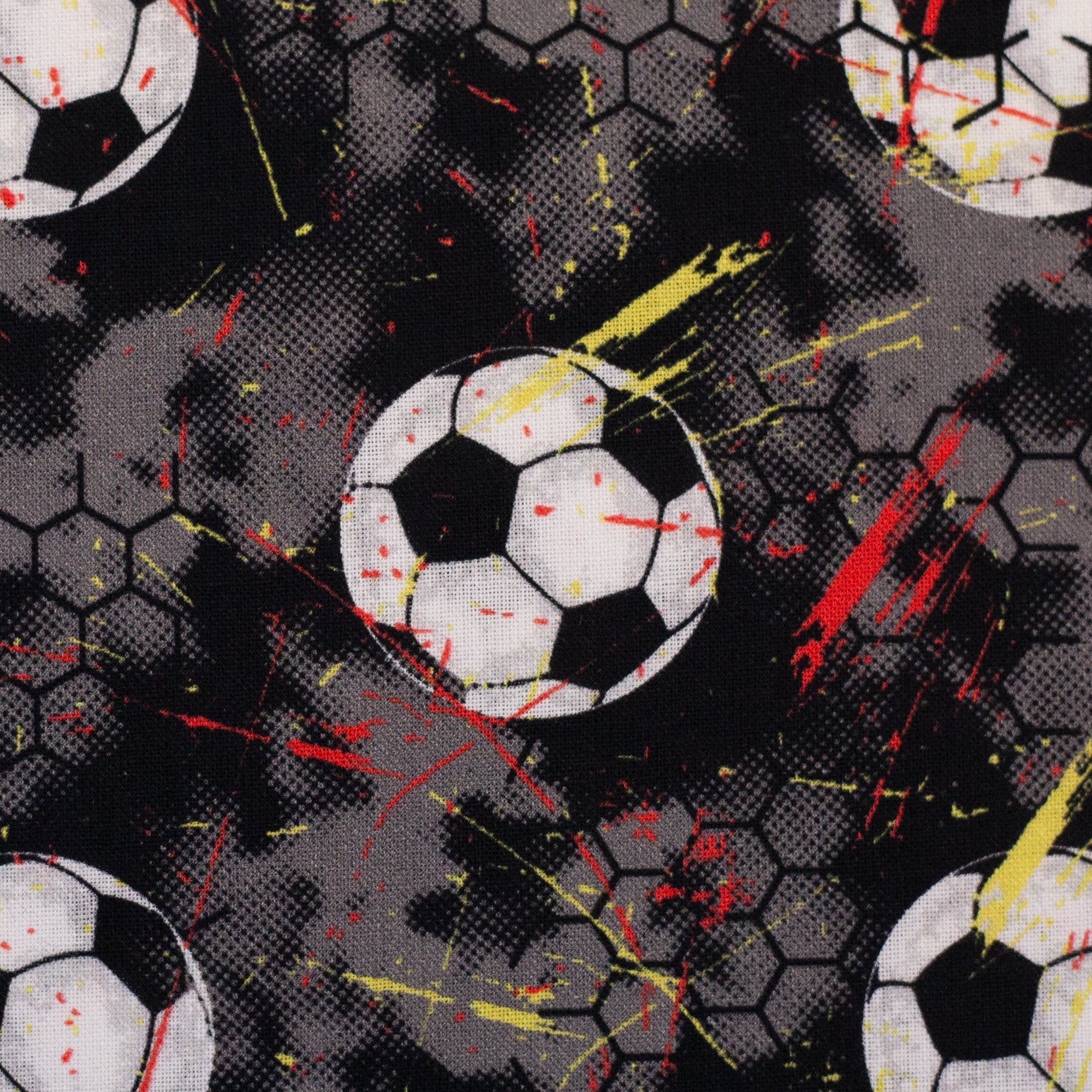 Baumwollstoff "Fussball"