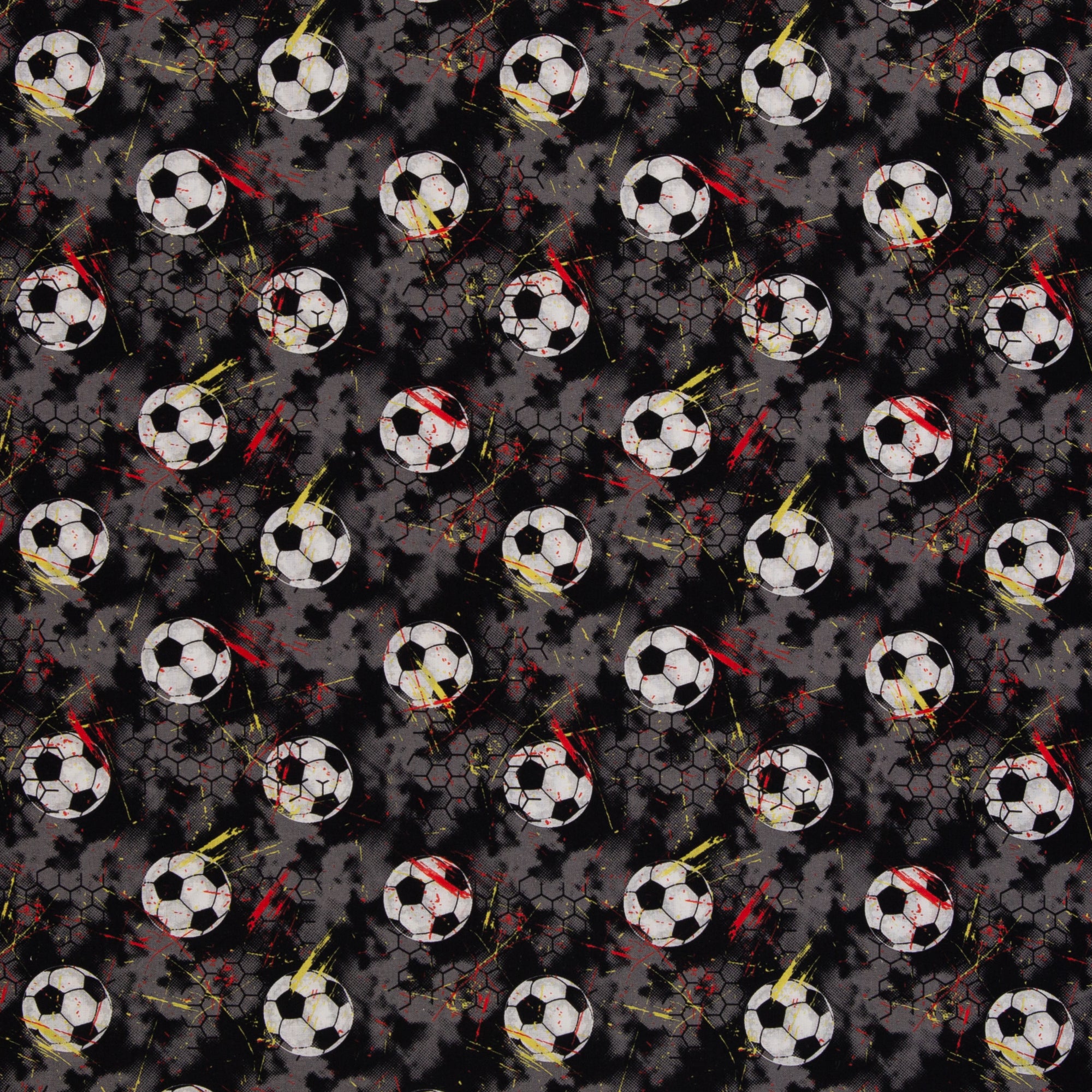Baumwollstoff "Fussball"