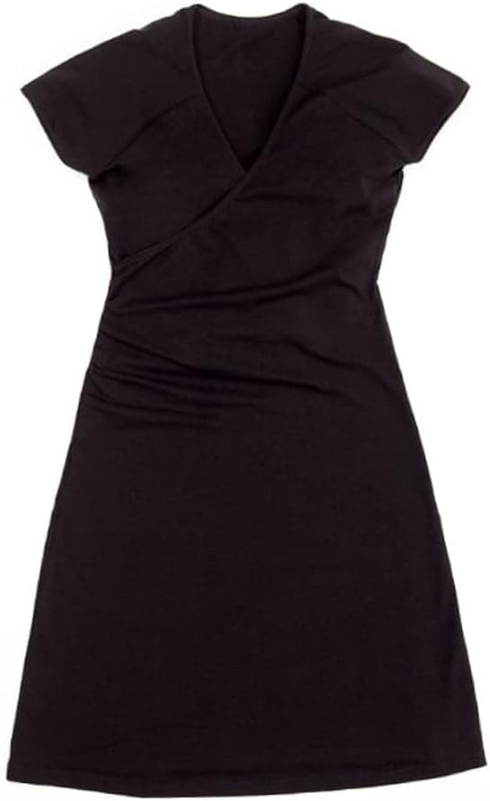 MAGAM-Stoffe Kleid mit Drapierung Schnittmuster Frauen inkl. Aufnäher Enno