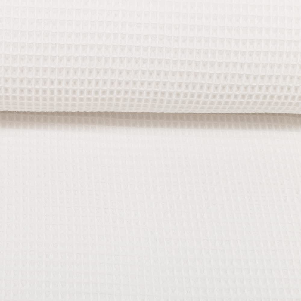 MAGAM-Stoffe Ella Waffel Stoff 100% Baumwollstoff Oeko-Tex Meterware 50cm (16. Aubergine)