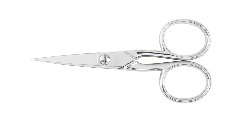 MAGAM-Stoffe Karl Weberschere starken Blättern 4 Zoll Handarbeit in Meisterqualität aus Solingen Germany (Gerade/Rund)