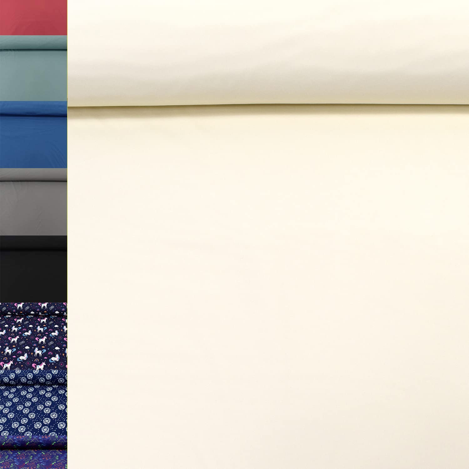 MAGAM-Stoffe Jori Softshell Stoff Kleidung Kinder Oeko-Tex Meterware 50cm (07. Rot)