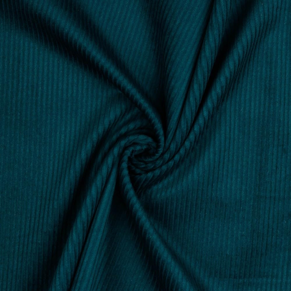 MAGAM-Stoffe Yanis Breitcord Cordstoff 100% Baumwolle Bekleidung Möbel Meterware 50cm (01. Warm gelb)