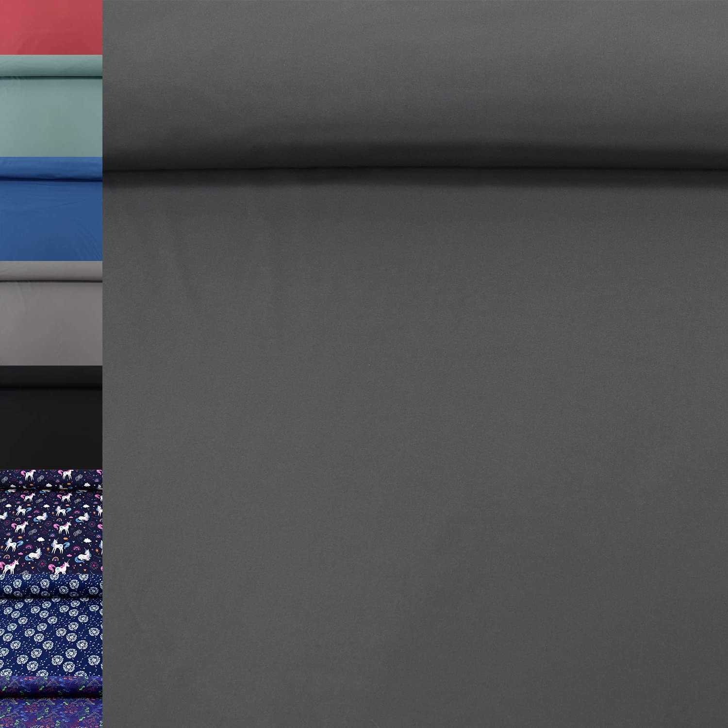 MAGAM-Stoffe Jori Softshell Stoff Kleidung Kinder Oeko-Tex Meterware 50cm (07. Rot)