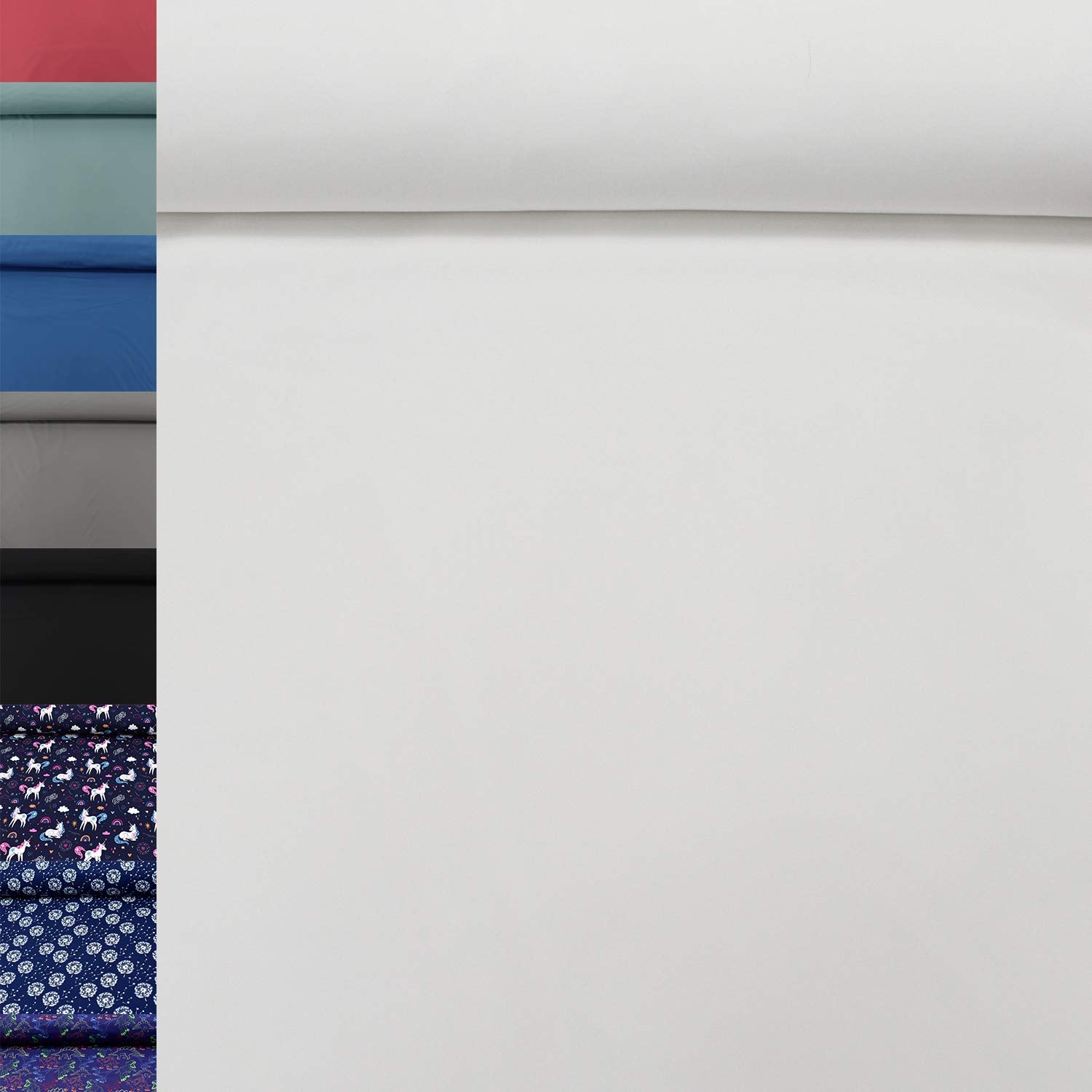 MAGAM-Stoffe Jori Softshell Stoff Kleidung Kinder Oeko-Tex Meterware 50cm (07. Rot)