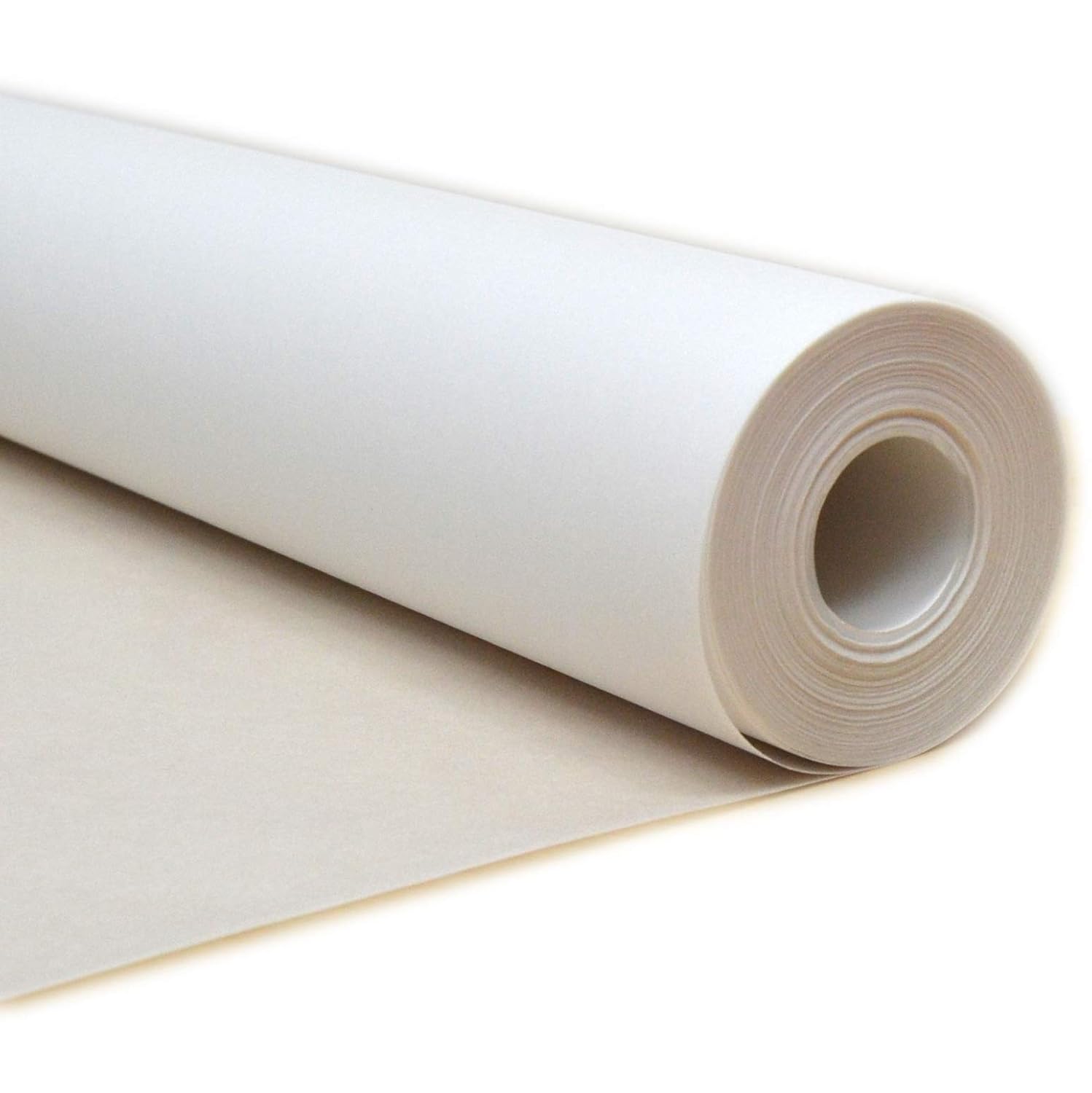 MAGAM-Stoffe Klebe Stoff weiß zum aufbügeln Industriestandard Meterware 50cm (45cm breit)