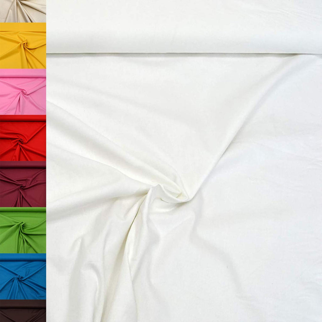 MAGAM-Stoffe Sophie Baumwollstoff Uni 100% Baumwolle Oeko-Tex Meterware 50cm (11. Rosenholz)