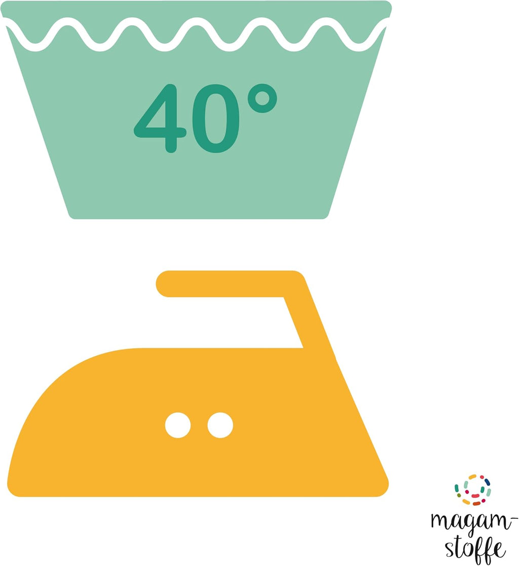 MAGAM-Stoffe Superhero Kinderstoff Oeko-Tex Meterware 50cm (Jersey blau)