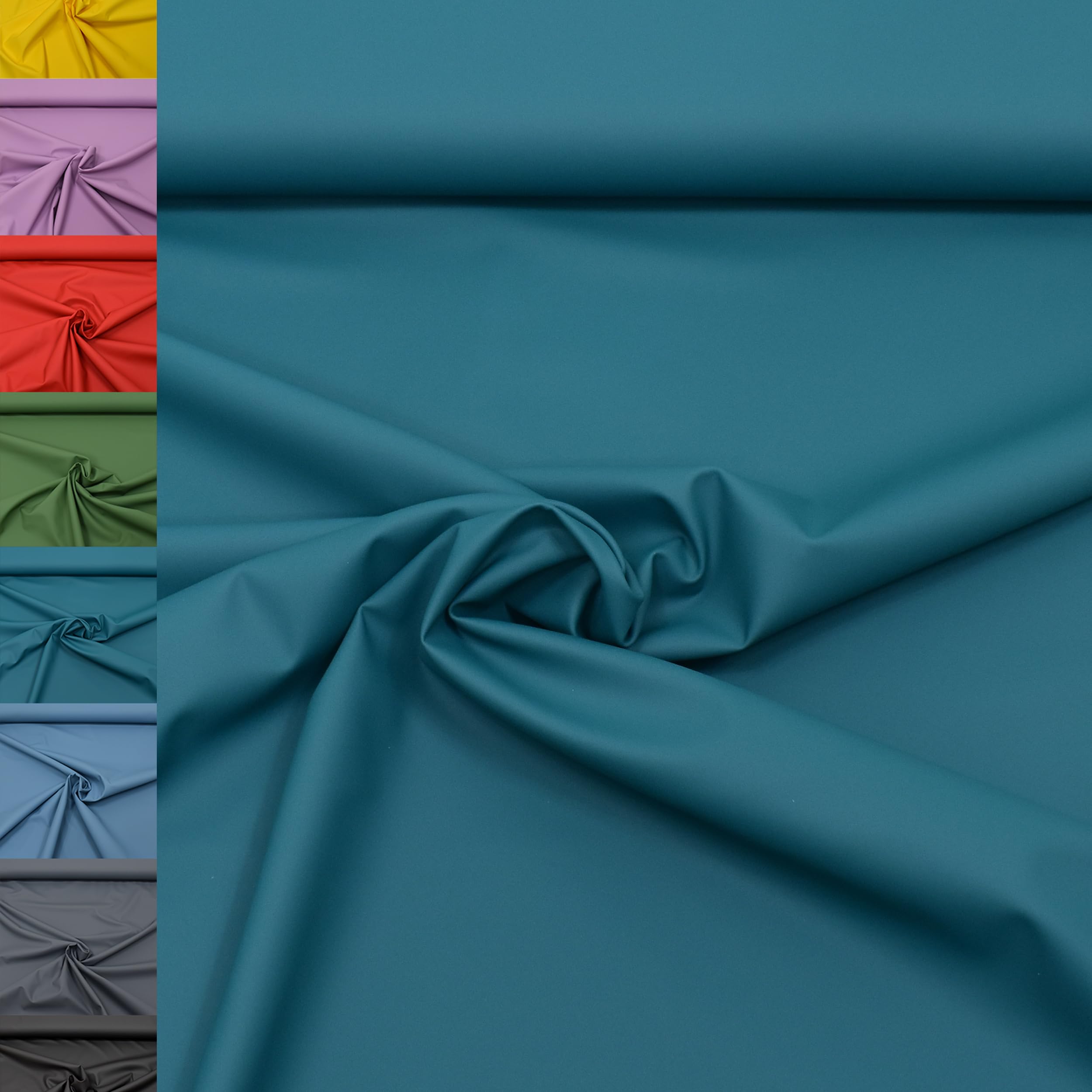 MAGAM-Stoffe Heike Regen Regenbekleidung-Stoff uni Meterware 50cm (03. Fuchsia pink)