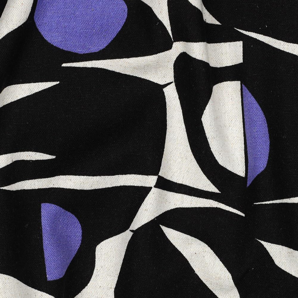 MAGAM-Stoffe Olivia Mode Stoff aus Holland Leinen Viskose Meterware ab 50cm (Lila)