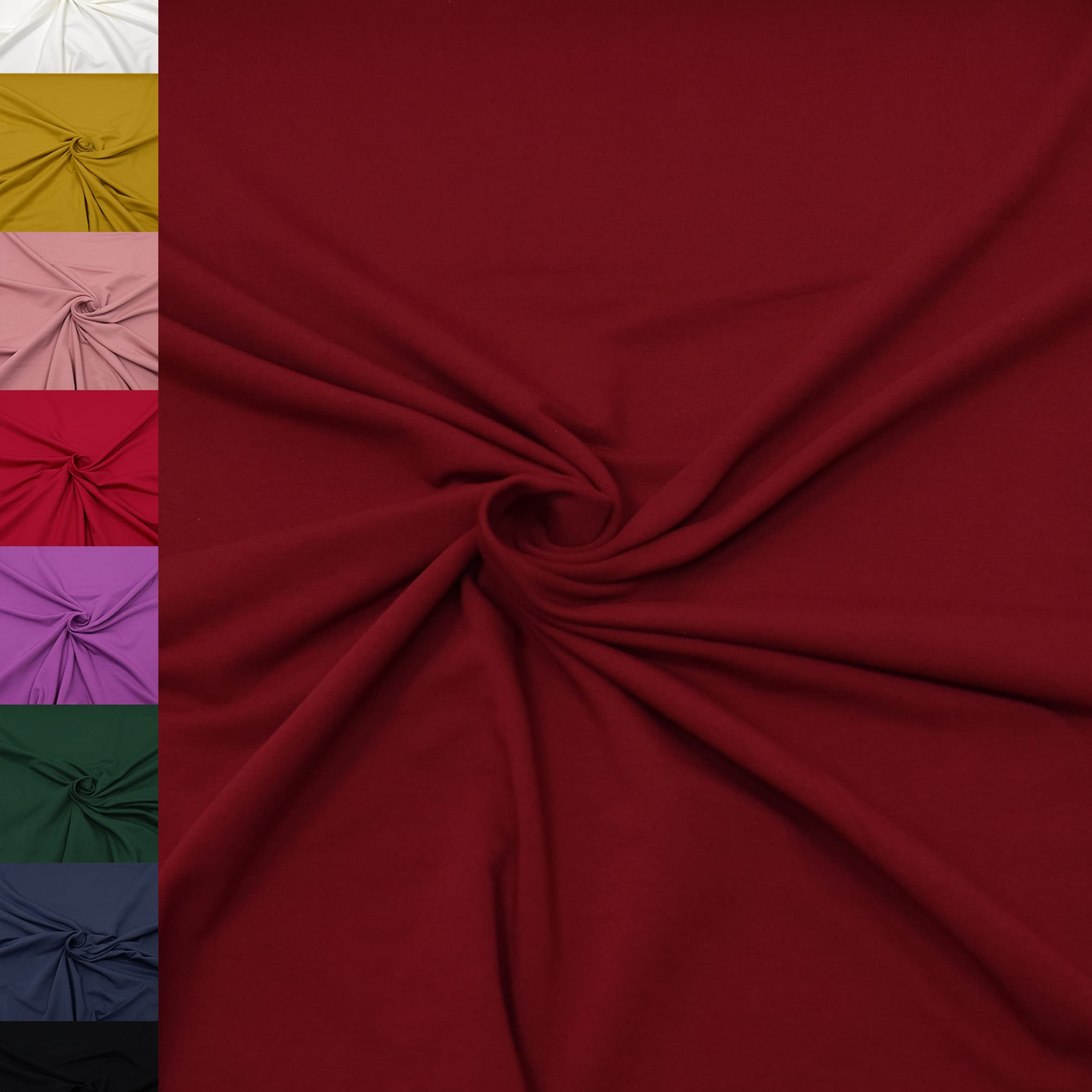 MAGAM-Stoffe Elias Sweatstoff uni innen angeraut und weich Meterware ab 50cm (02. Natur)