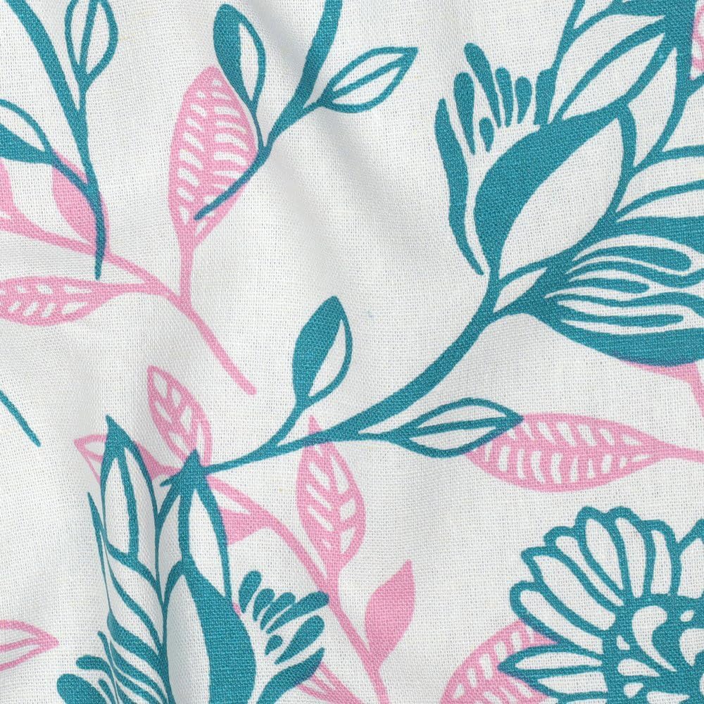 MAGAM-Stoffe Emilia Mode Stoff aus Holland Leinen Viskose Meterware ab 50cm (Rosa)