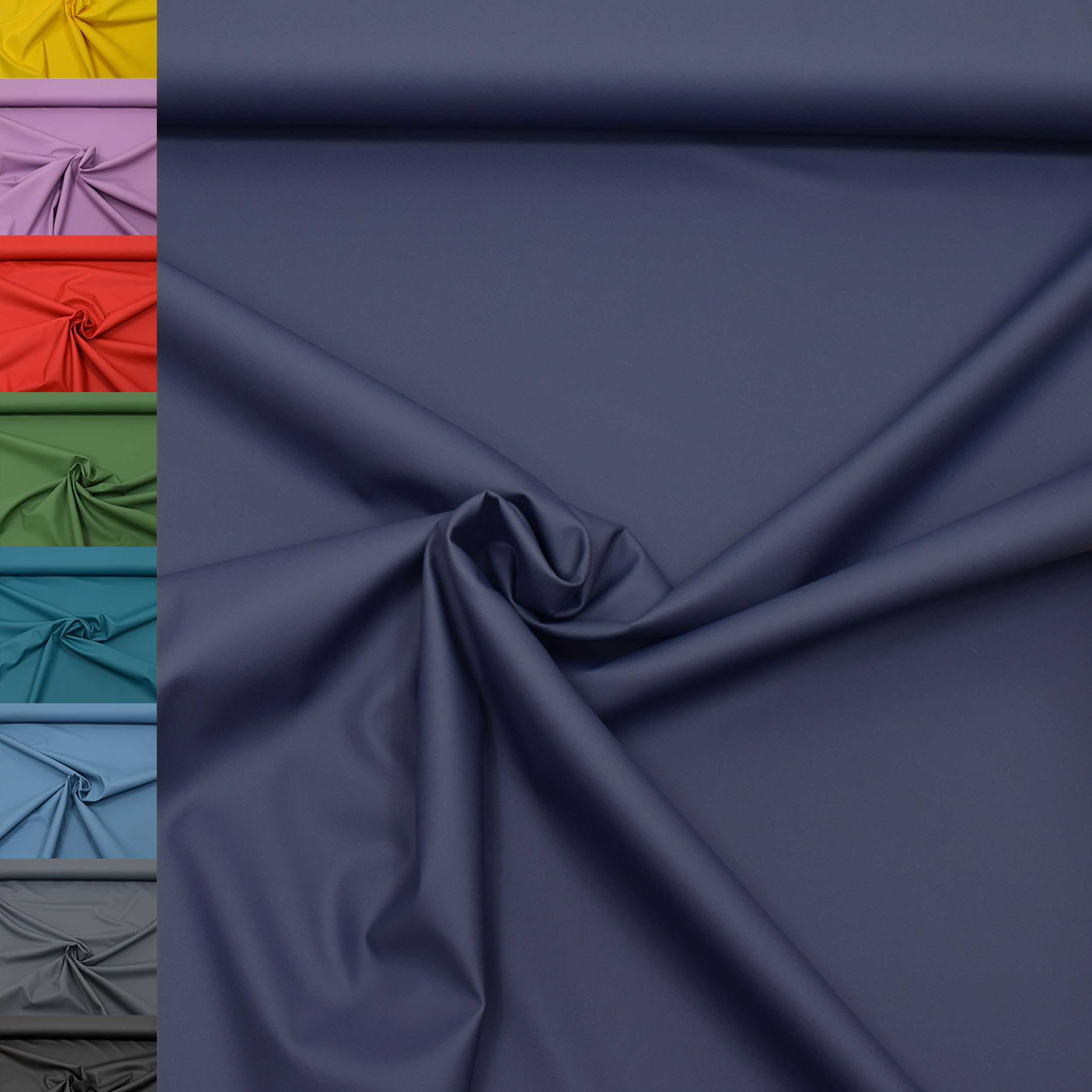 MAGAM-Stoffe Heike Regen Regenbekleidung-Stoff uni Meterware 50cm (03. Fuchsia pink)