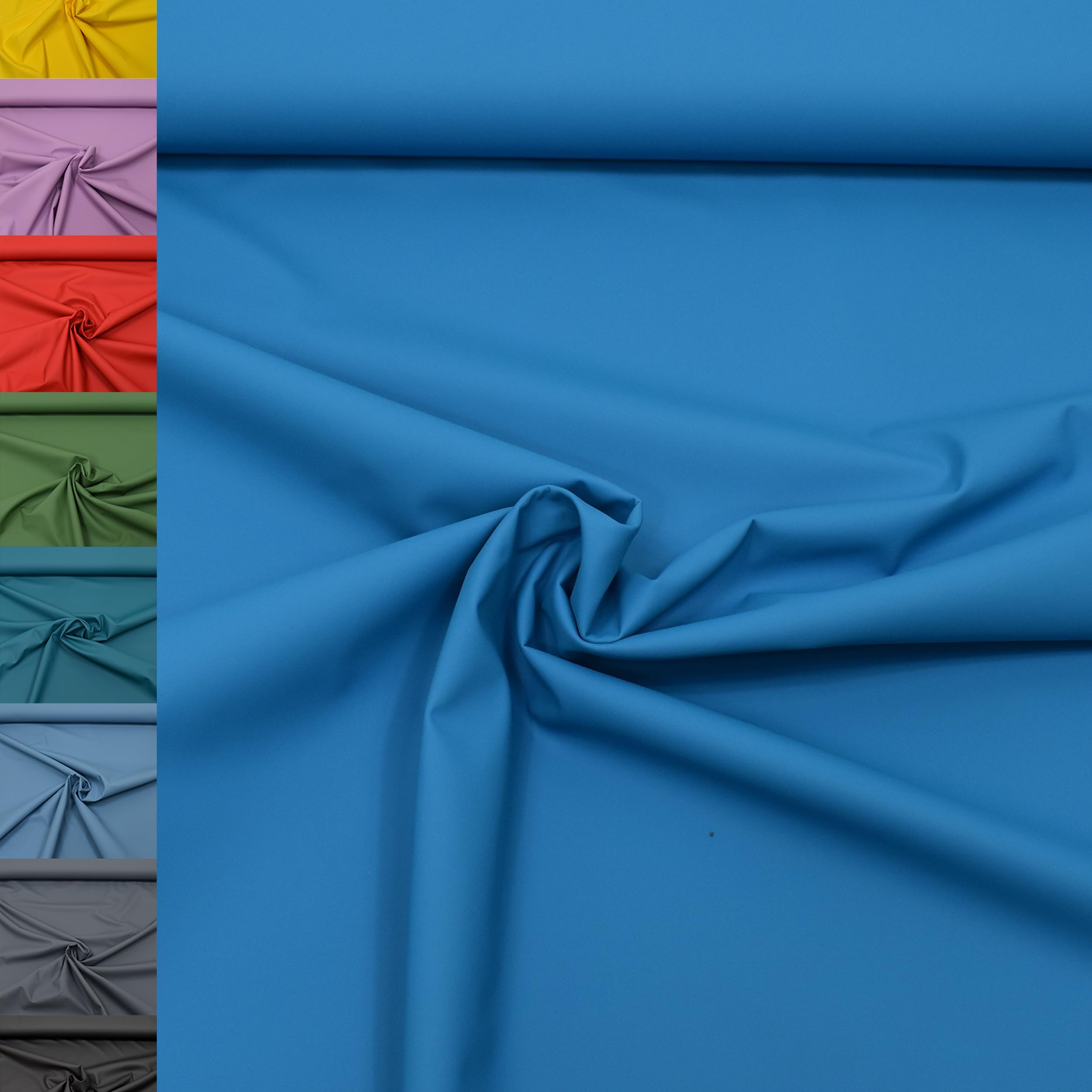 MAGAM-Stoffe Heike Regen Regenbekleidung-Stoff uni Meterware 50cm (03. Fuchsia pink)