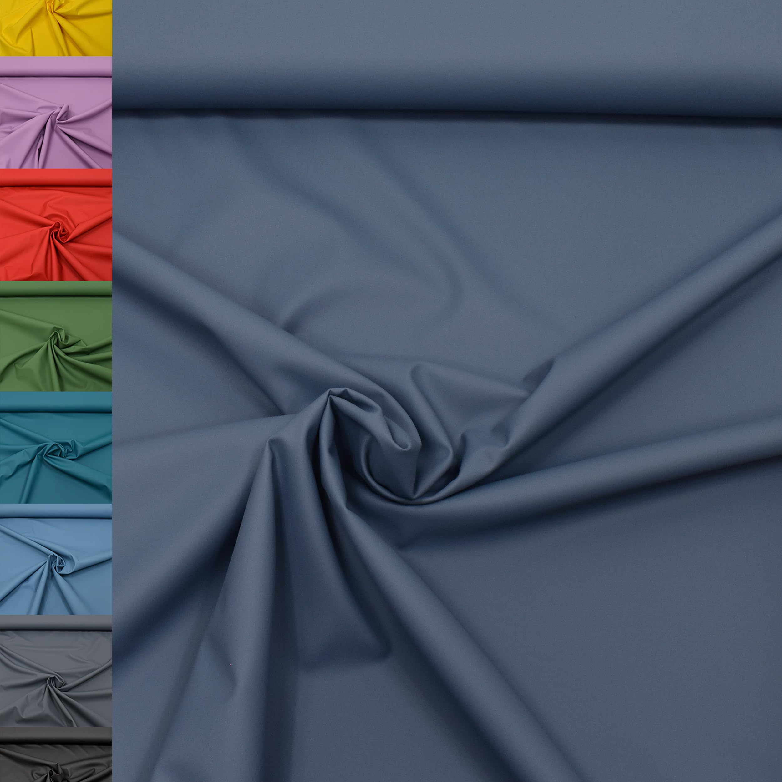 MAGAM-Stoffe Heike Regen Regenbekleidung-Stoff uni Meterware 50cm (03. Fuchsia pink)