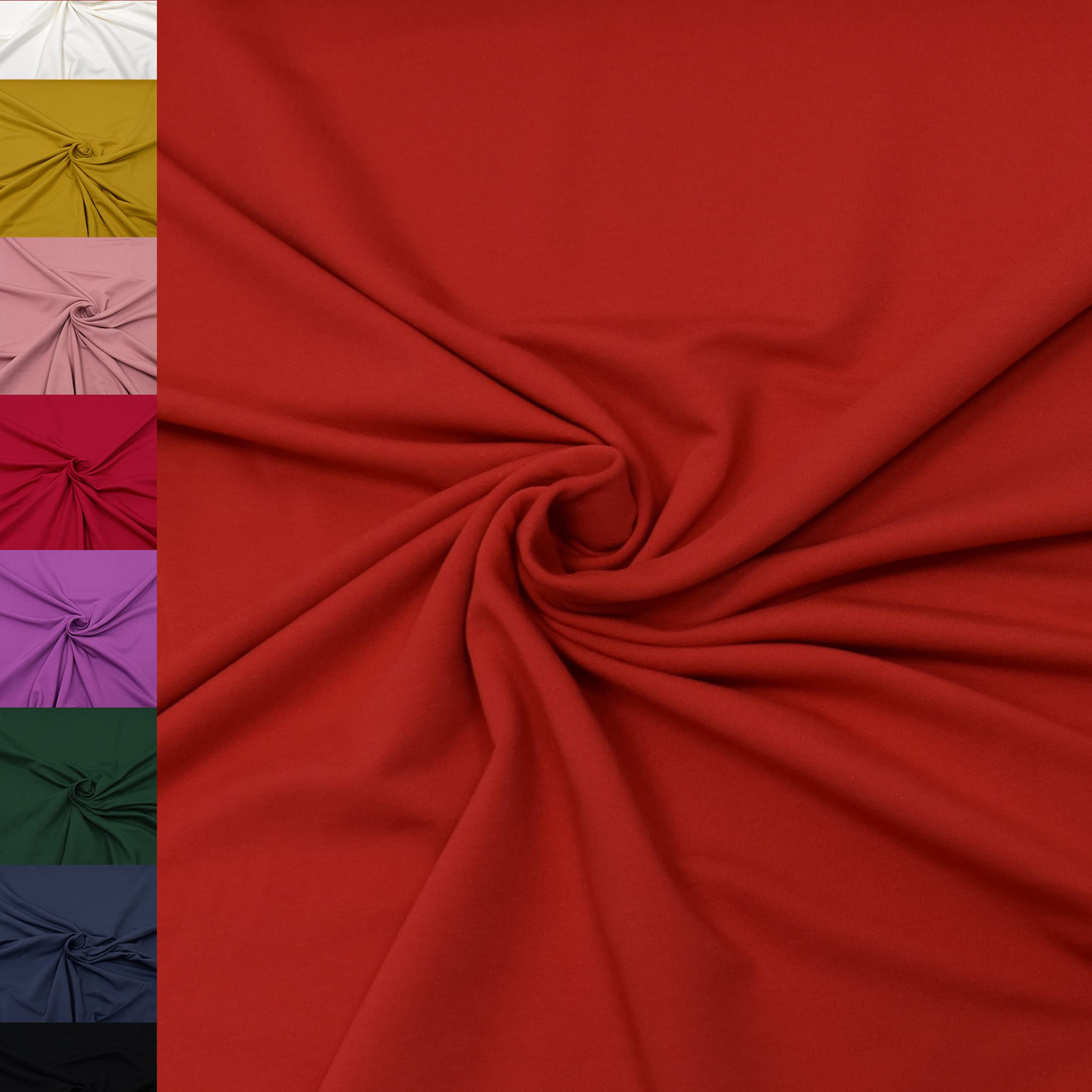 MAGAM-Stoffe Elias Sweatstoff uni innen angeraut und weich Meterware ab 50cm (02. Natur)