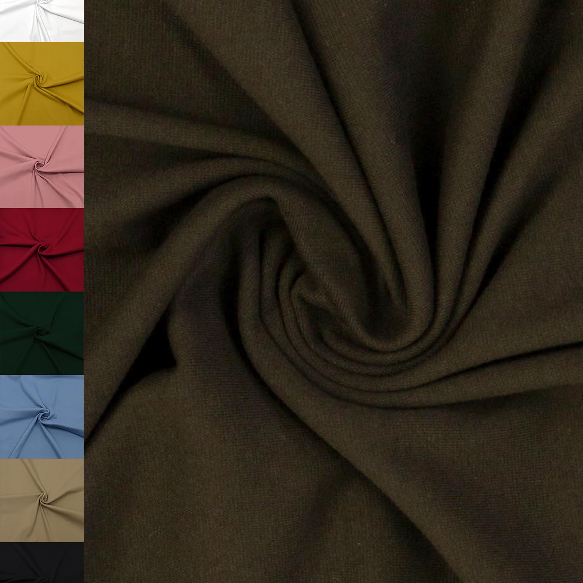 MAGAM-Stoffe Noah Bündchenstoff Feinstrick uni Oeko-Tex Meterware 50cm (18. Aqua türkis)