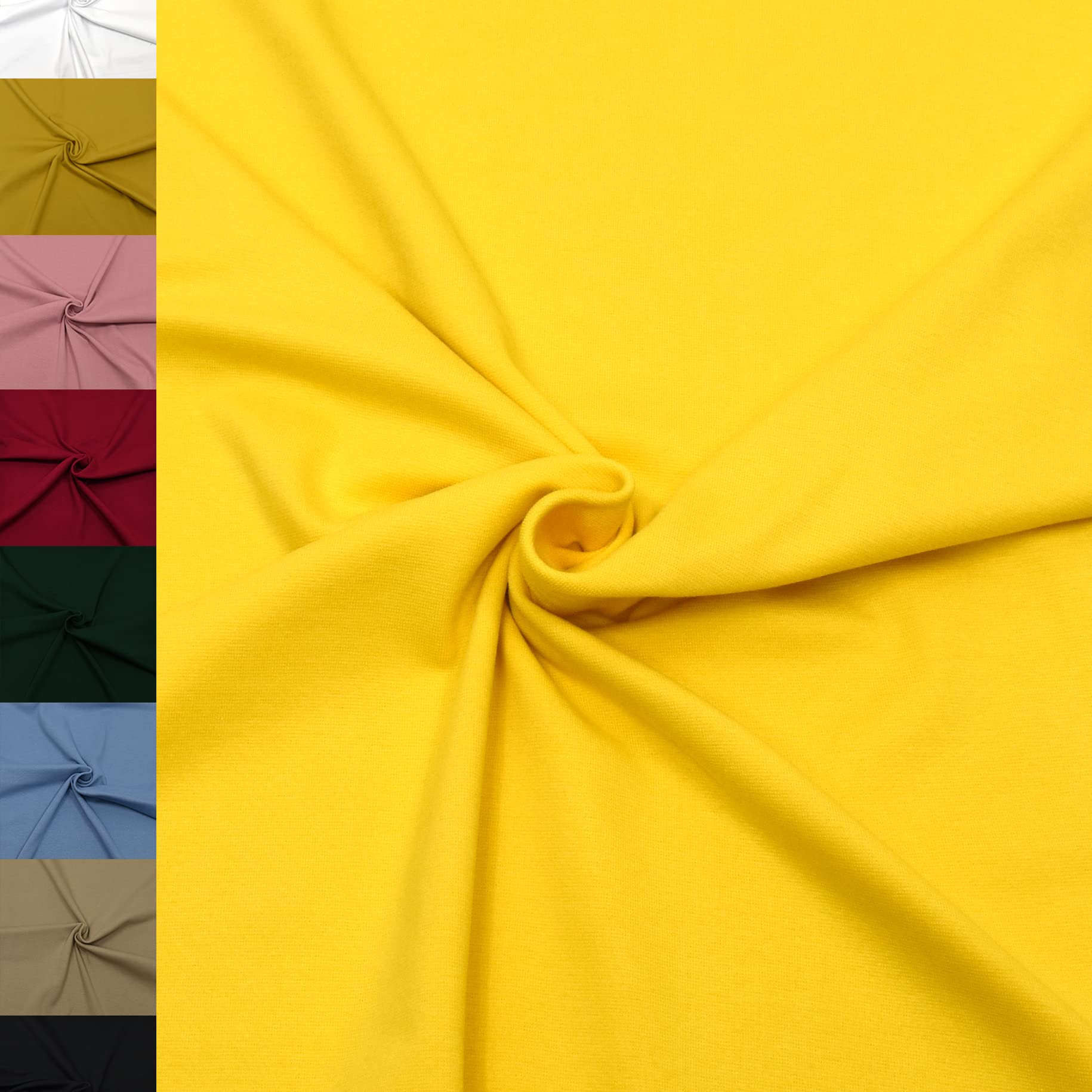 MAGAM-Stoffe Noah Bündchenstoff Feinstrick uni Oeko-Tex Meterware 50cm (18. Aqua türkis)