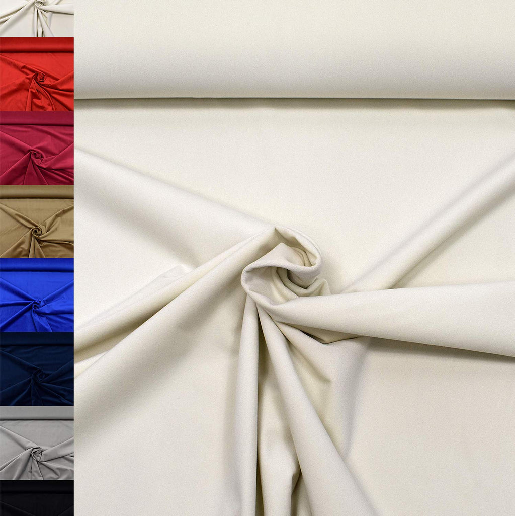 MAGAM-Stoffe Amira Samt Stoff strapazierfähig weich Kleidung Polster Meterware 50cm (04. Camel hell)