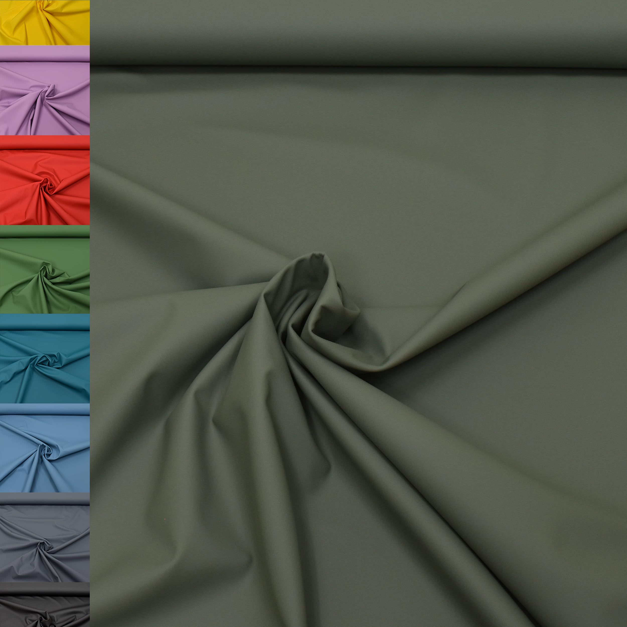 MAGAM-Stoffe Heike Regen Regenbekleidung-Stoff uni Meterware 50cm (03. Fuchsia pink)