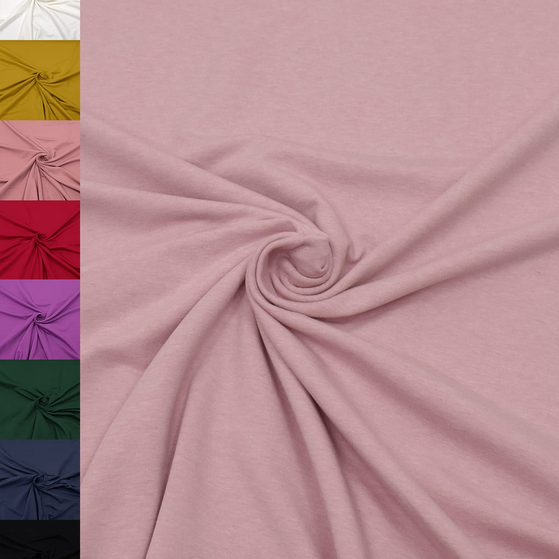 MAGAM-Stoffe Elias Sweatstoff uni innen angeraut und weich Meterware ab 50cm (02. Natur)