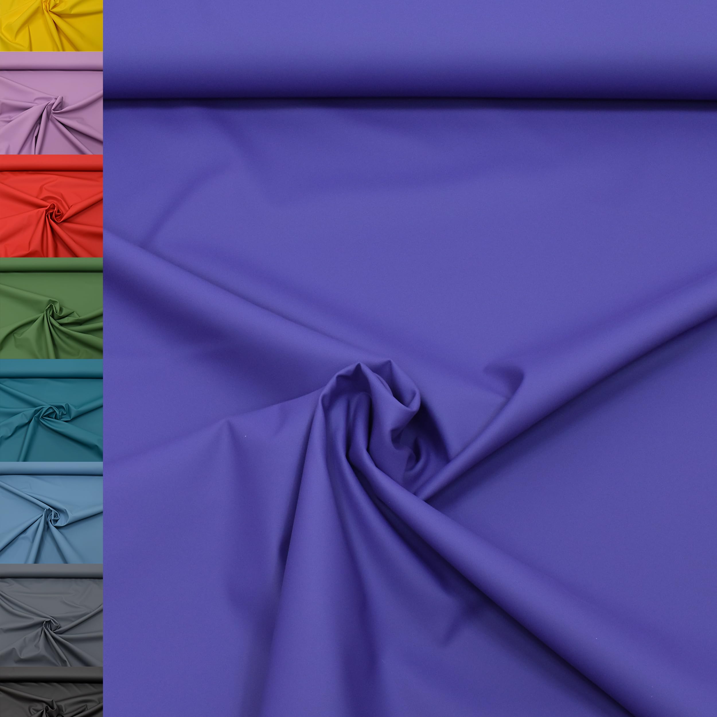 MAGAM-Stoffe Heike Regen Regenbekleidung-Stoff uni Meterware 50cm (03. Fuchsia pink)