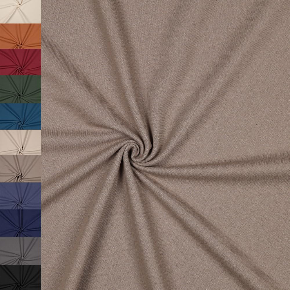 MAGAM-Stoffe Jonas Stretchjeans uni Denim Jeansstoff OEKO-TEX Meterware 50cm (01. Natur weiß)