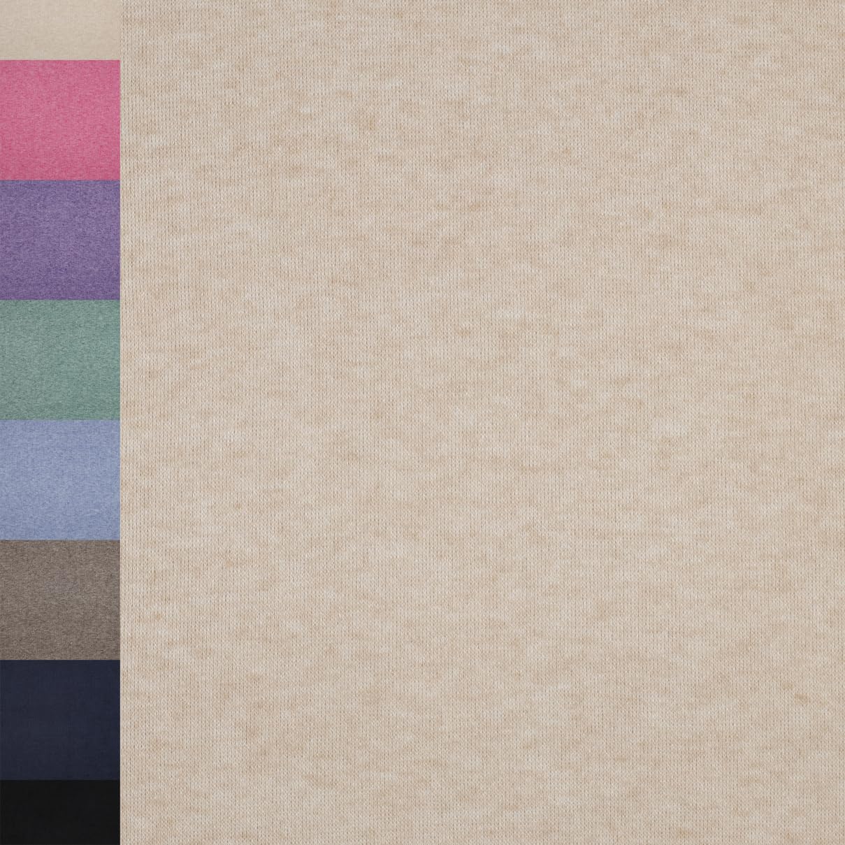 MAGAM-Stoffe Adele super weicher Strickstoff für Kleidung Meterware ab 50cm (10. Meliert grau)