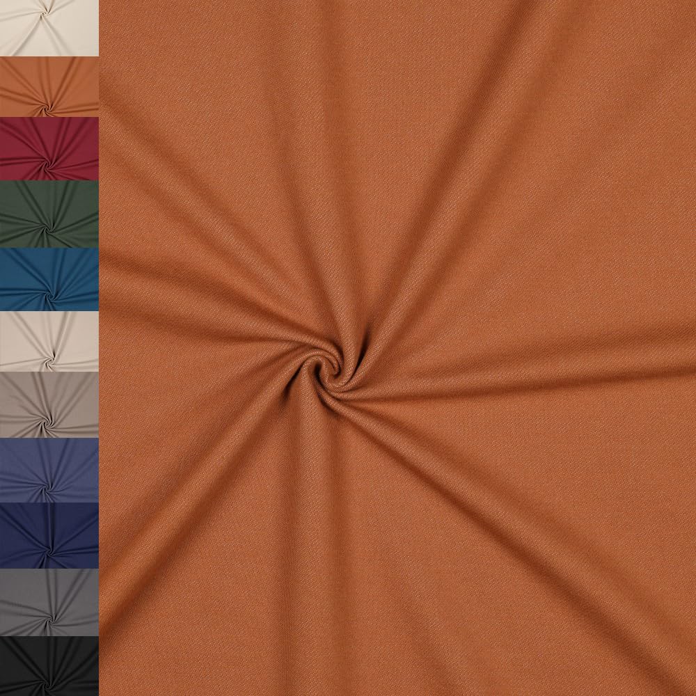 MAGAM-Stoffe Jonas Stretchjeans uni Denim Jeansstoff OEKO-TEX Meterware 50cm (01. Natur weiß)