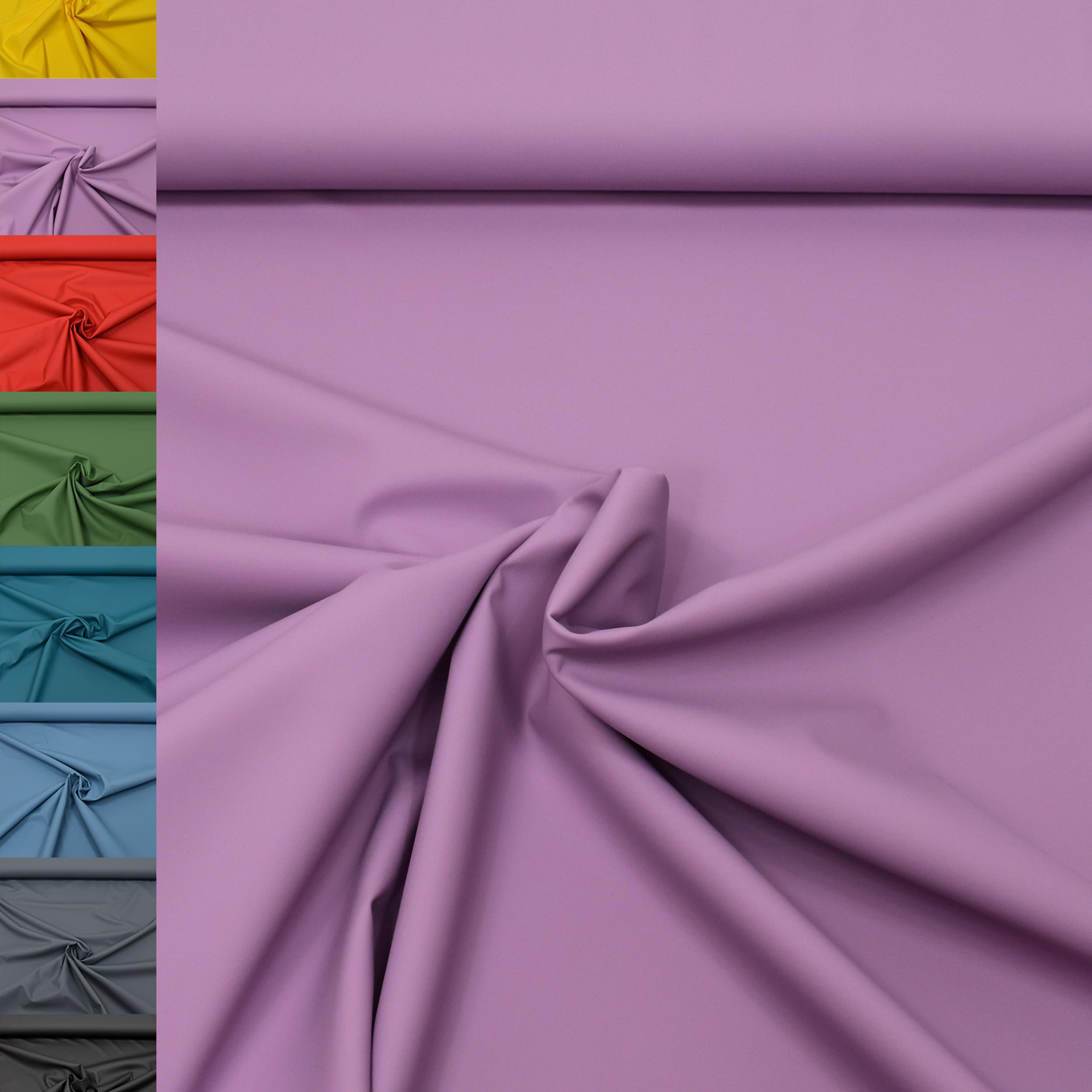 MAGAM-Stoffe Heike Regen Regenbekleidung-Stoff uni Meterware 50cm (03. Fuchsia pink)