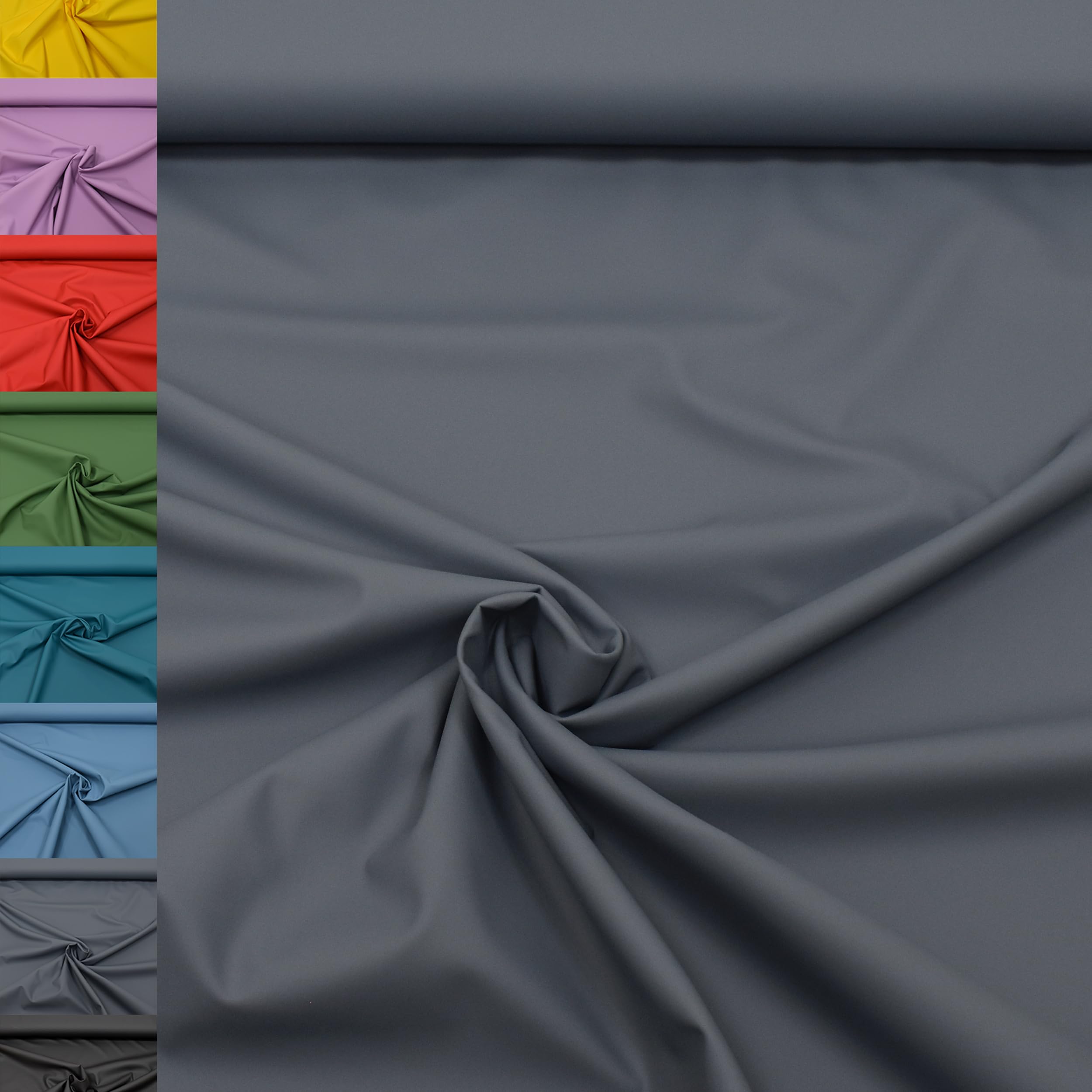 MAGAM-Stoffe Heike Regen Regenbekleidung-Stoff uni Meterware 50cm (03. Fuchsia pink)