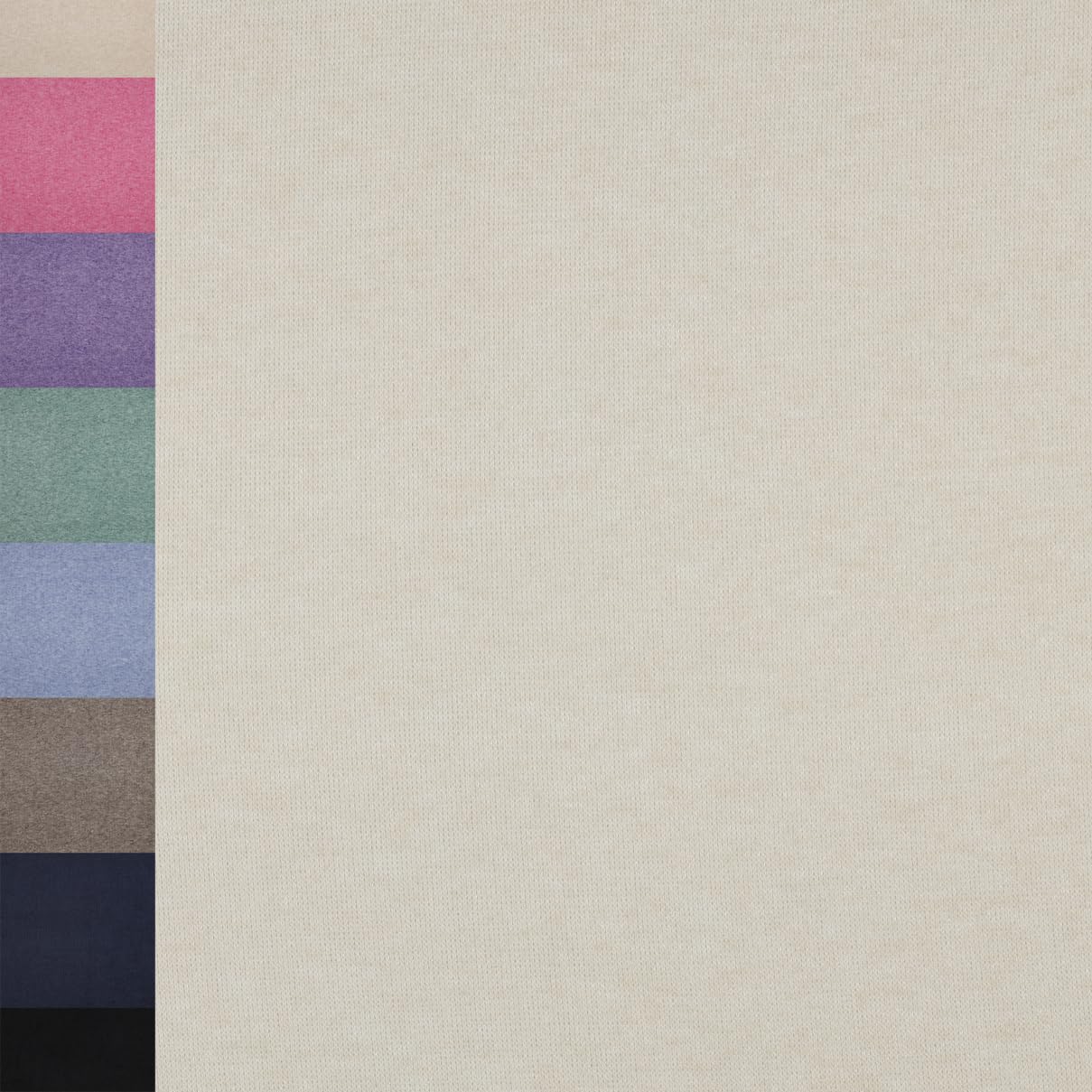 MAGAM-Stoffe Adele super weicher Strickstoff für Kleidung Meterware ab 50cm (10. Meliert grau)