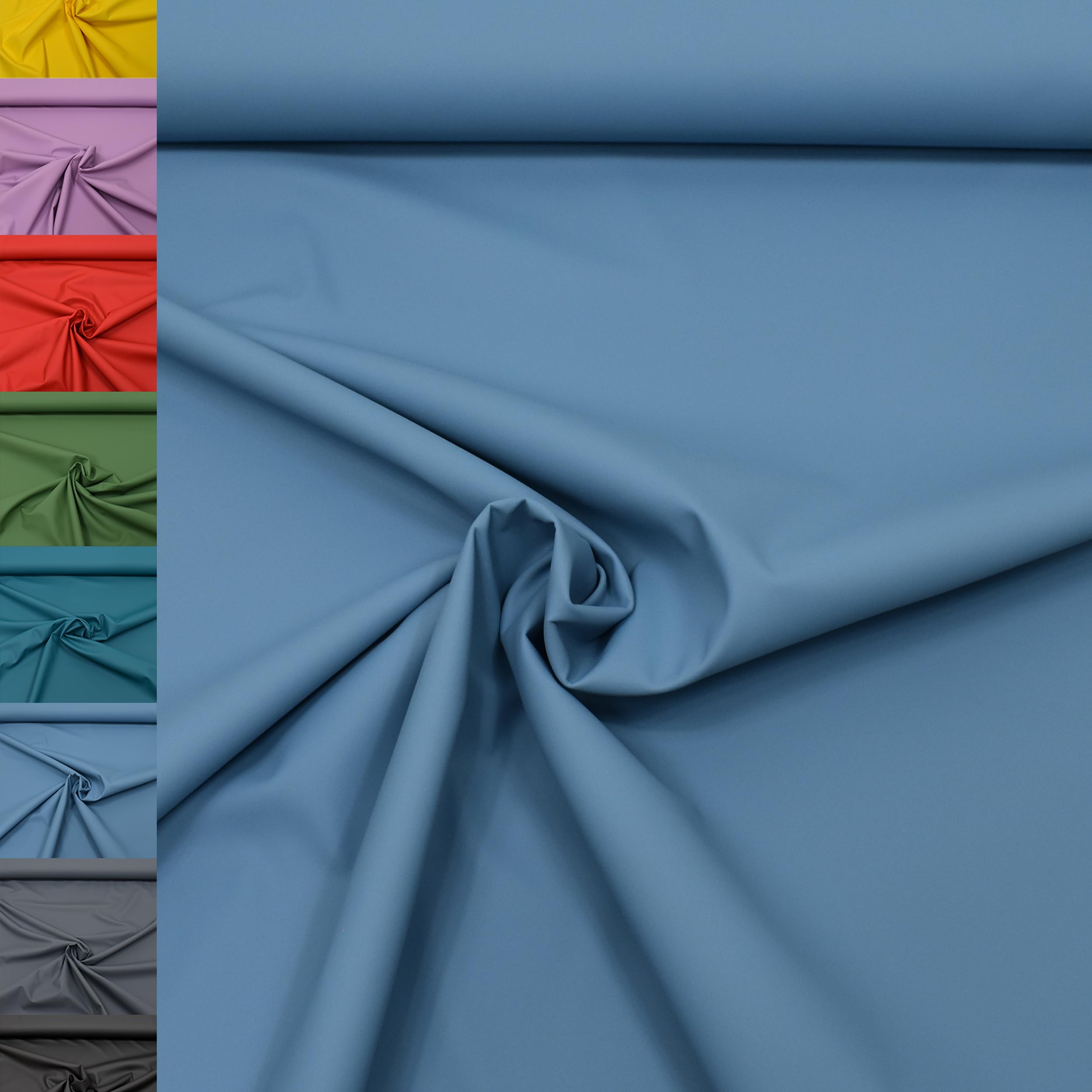 MAGAM-Stoffe Heike Regen Regenbekleidung-Stoff uni Meterware 50cm (03. Fuchsia pink)