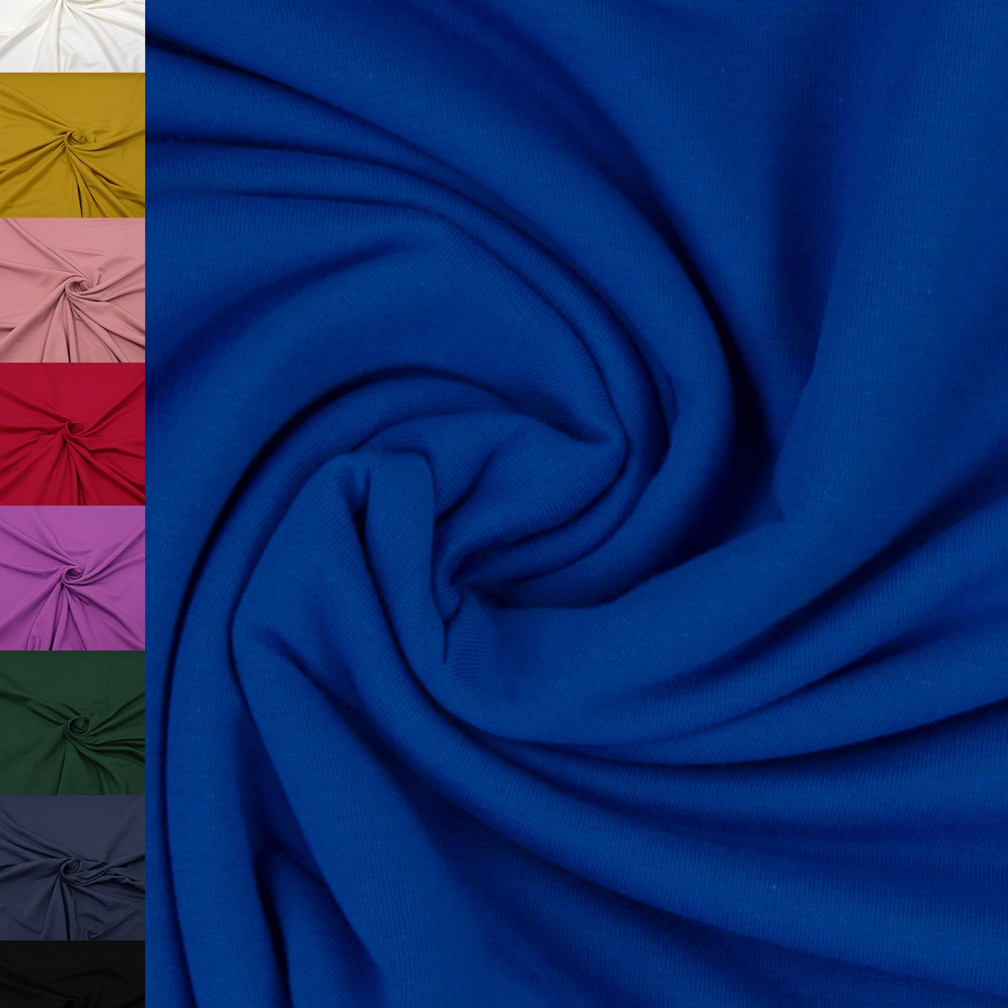 MAGAM-Stoffe Elias Sweatstoff uni innen angeraut und weich Meterware ab 50cm (02. Natur)