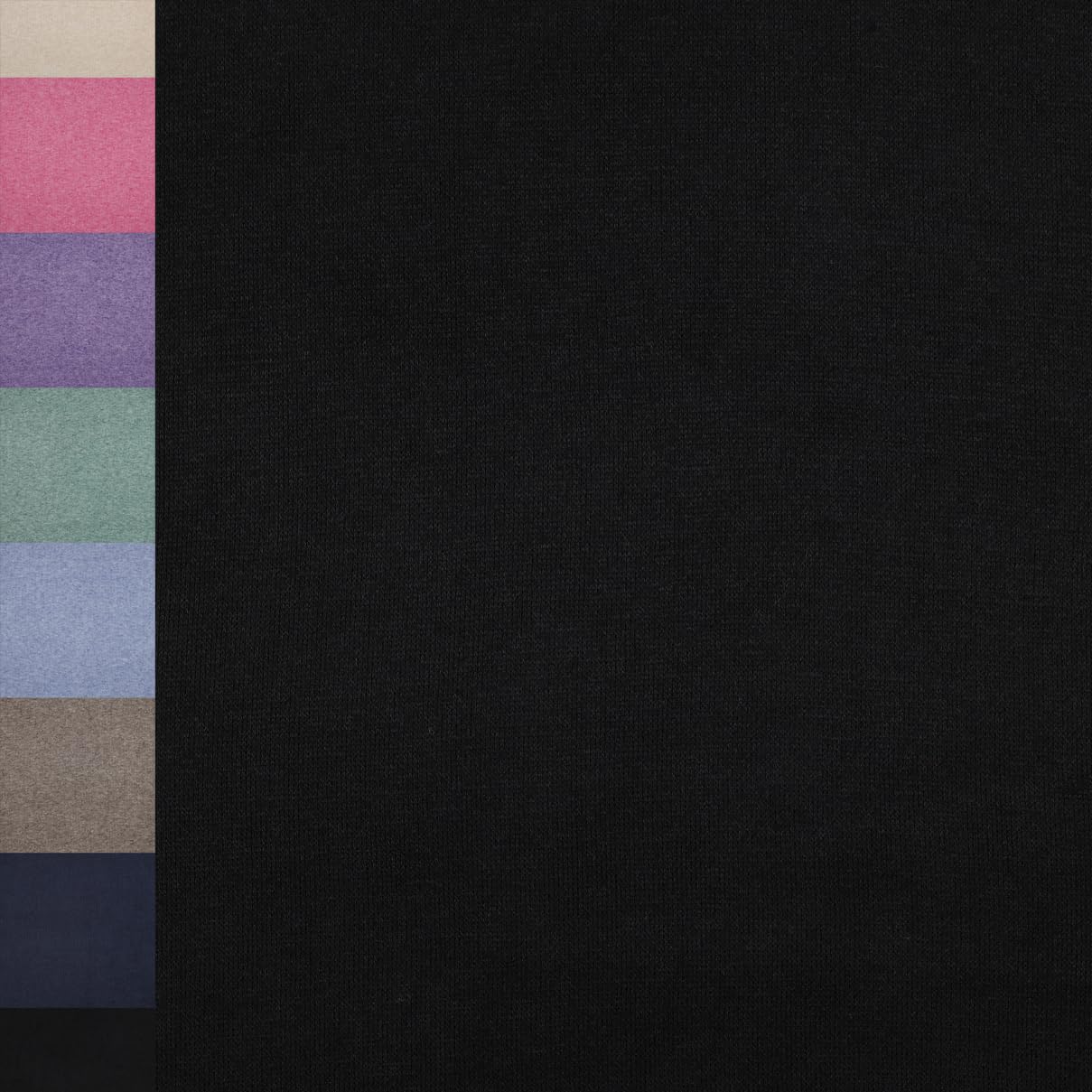 MAGAM-Stoffe Adele super weicher Strickstoff für Kleidung Meterware ab 50cm (10. Meliert grau)