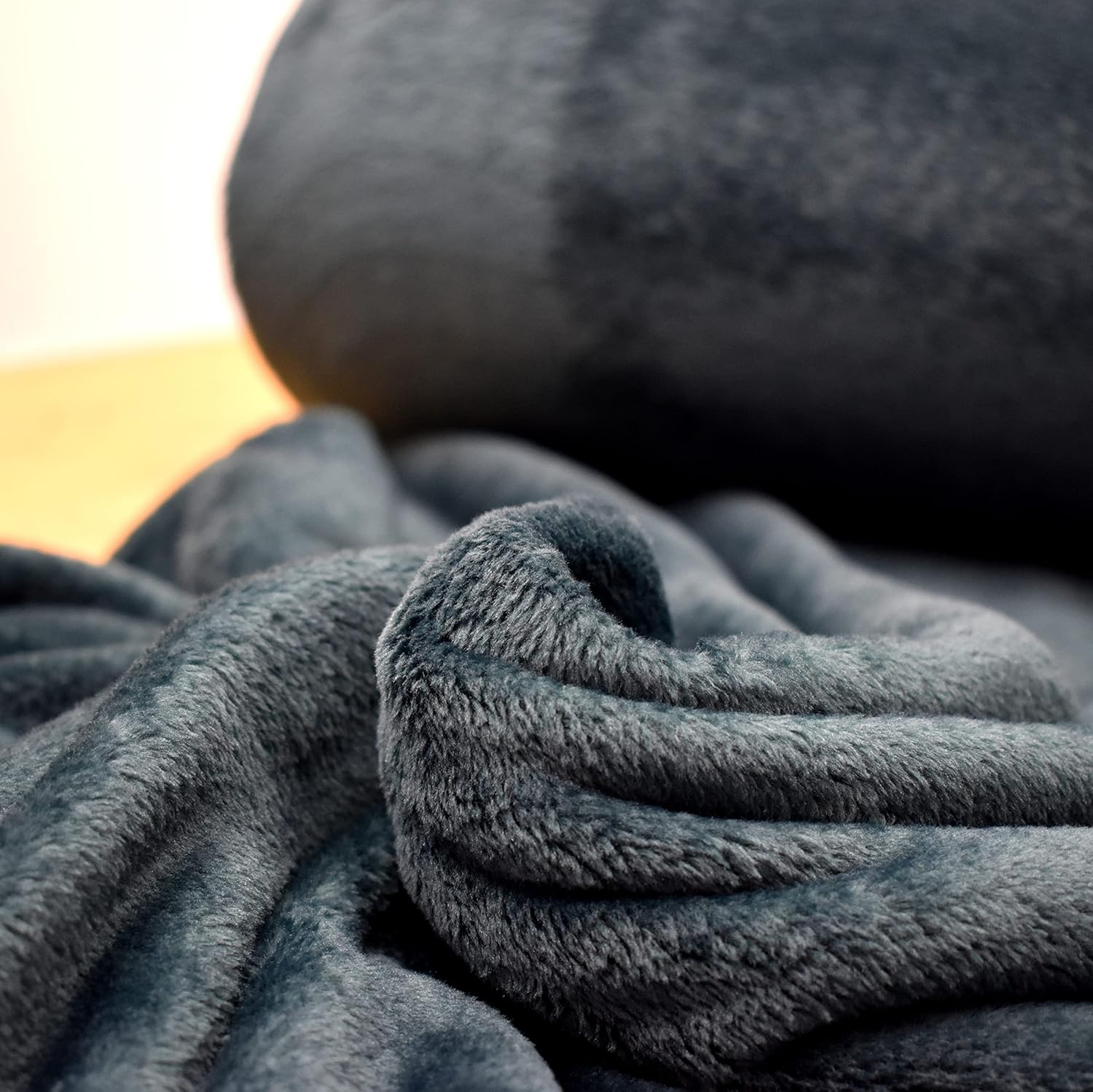 MAGAM-Stoffe Paula Fleece Stoff Uni Antipilling Meterware 50cm (07. Dunkelgrün)