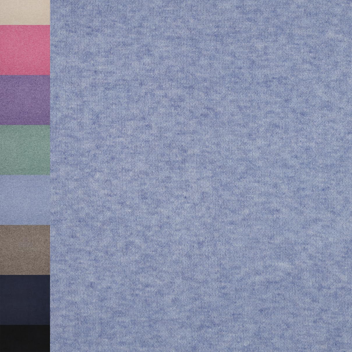 MAGAM-Stoffe Adele super weicher Strickstoff für Kleidung Meterware ab 50cm (10. Meliert grau)