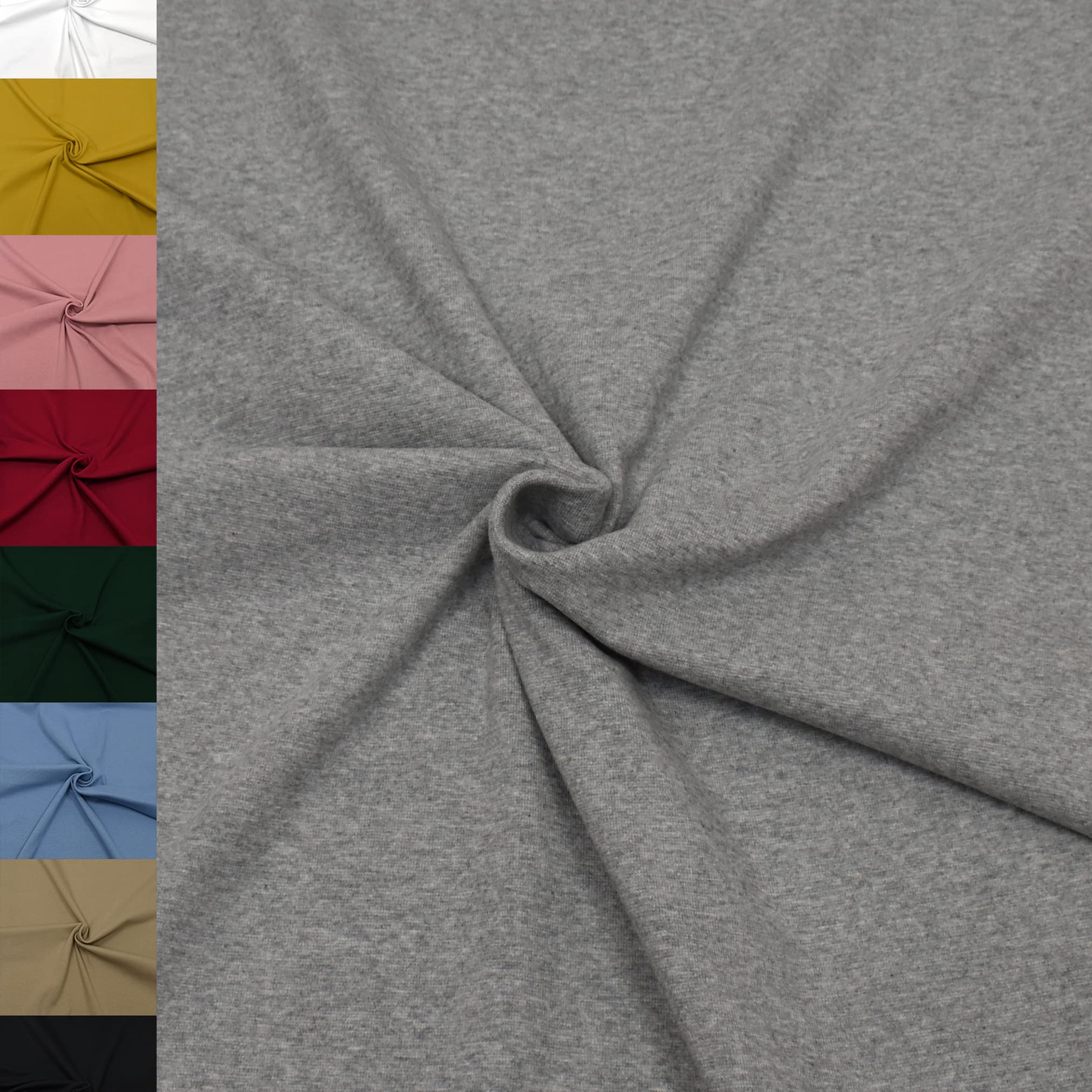 MAGAM-Stoffe Noah Bündchenstoff Feinstrick uni Oeko-Tex Meterware 50cm (18. Aqua türkis)