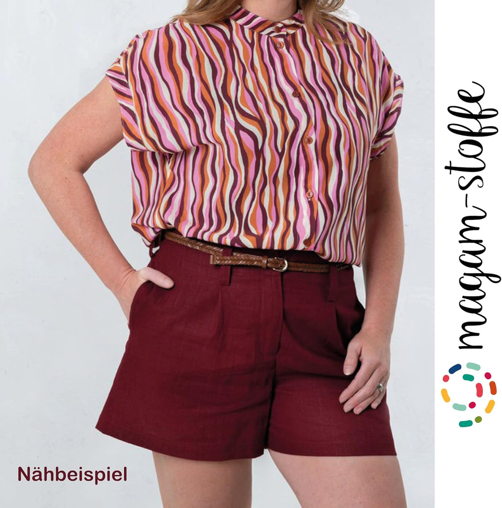 MAGAM-Stoffe Julia 100% Leinen Stoff uni Oeko-Tex Meterware 50cm (14. Helles beige)