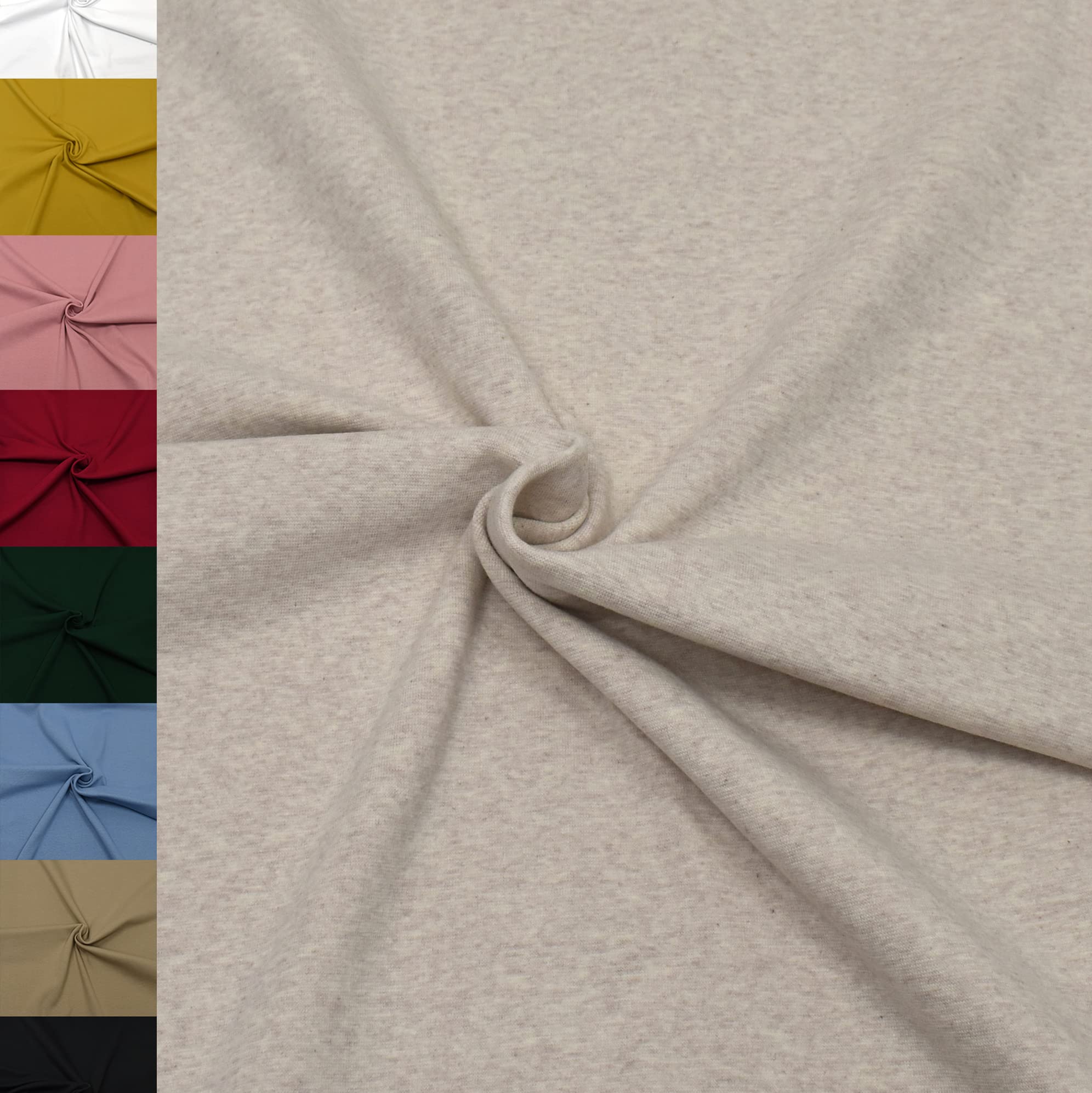 MAGAM-Stoffe Noah Bündchenstoff Feinstrick uni Oeko-Tex Meterware 50cm (18. Aqua türkis)