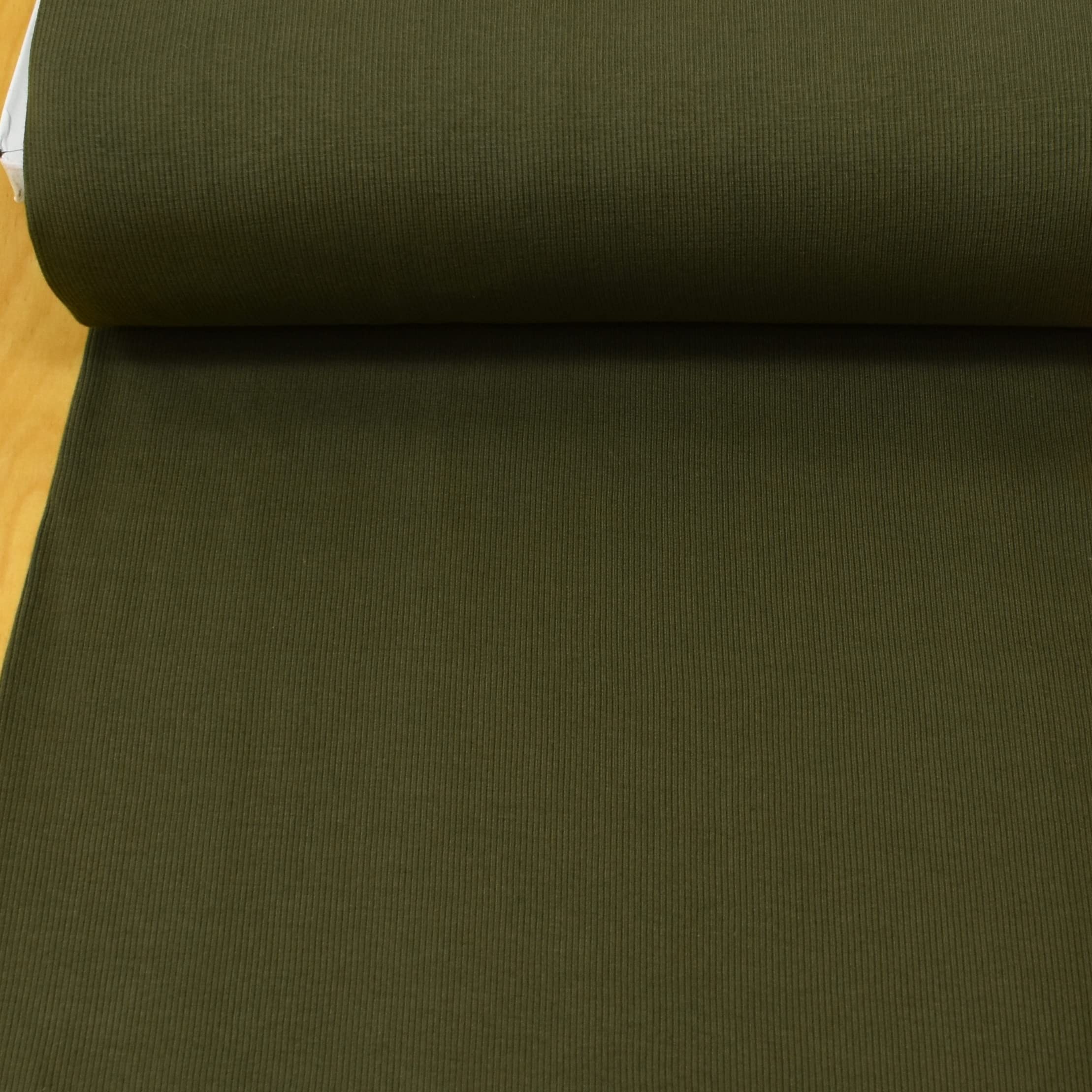 MAGAM-Stoffe Laura Bündchenstoff Grobstrick uni Bio Meterware 50cm (08. Alt Mint)