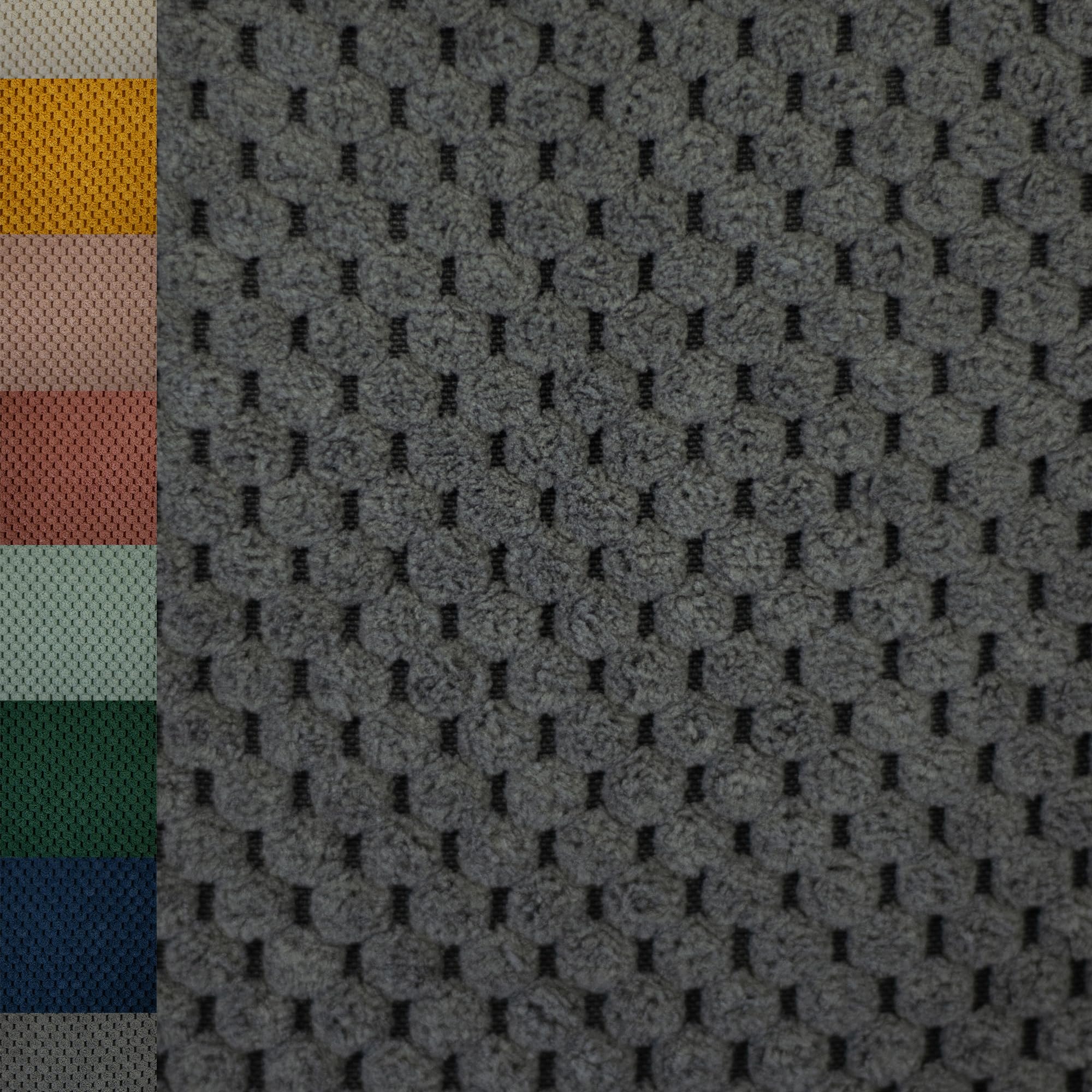 MAGAM-Stoffe Barcelona weicher Deko Polster Taschen Cord Samt Meterware ab 50cm (06. Taubenblau)