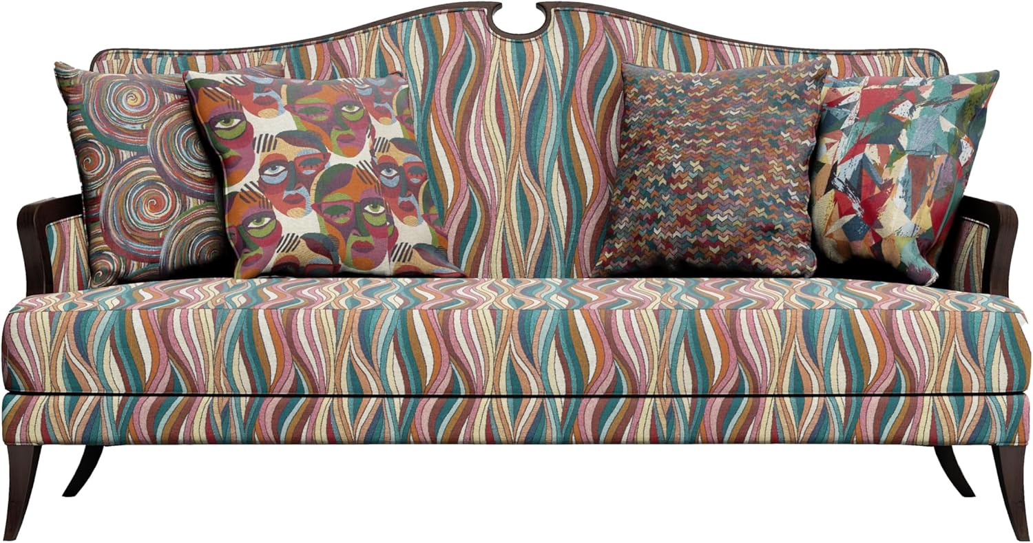 MAGAM-Stoffe Bilbao schwerer Möbel Polster Stoff Meterware 50cm (Streifen)