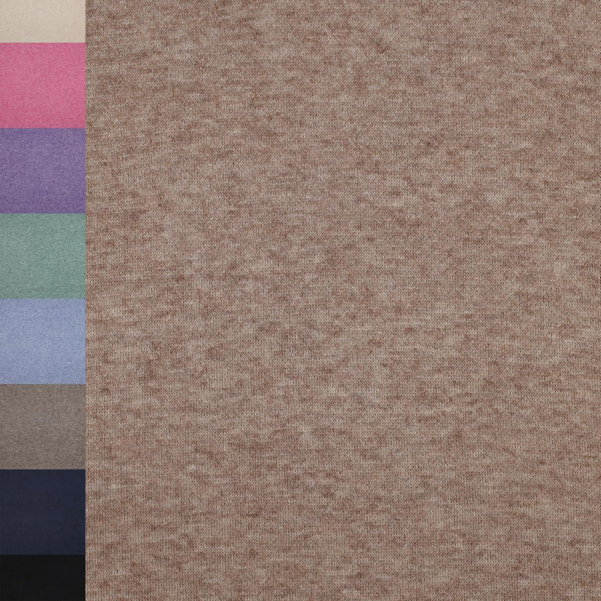 MAGAM-Stoffe Adele super weicher Strickstoff für Kleidung Meterware ab 50cm (10. Meliert grau)