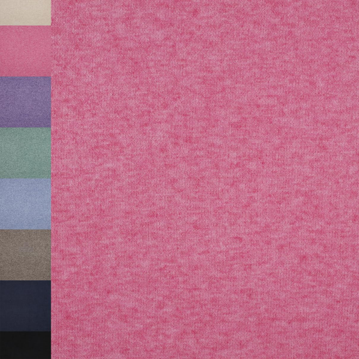 MAGAM-Stoffe Adele super weicher Strickstoff für Kleidung Meterware ab 50cm (10. Meliert grau)