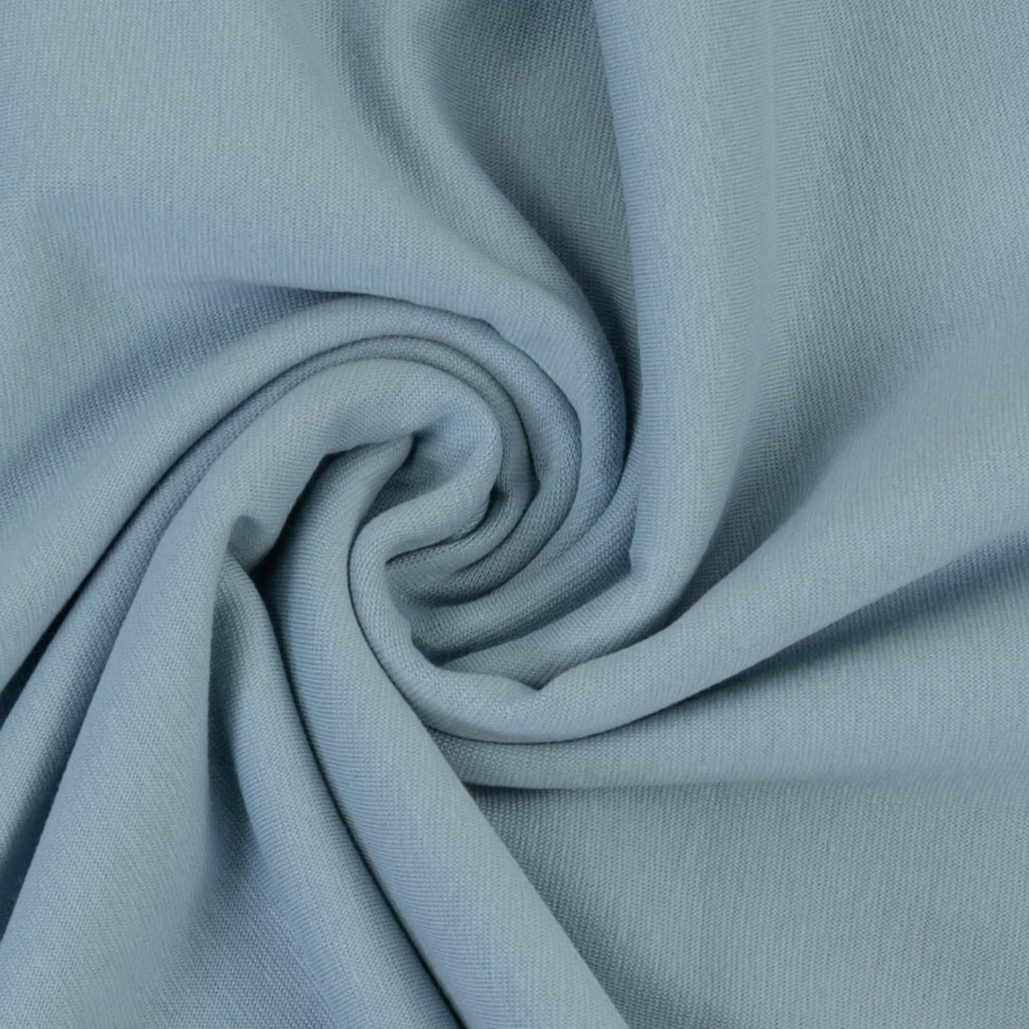 MAGAM-Stoffe Noah Bündchenstoff Feinstrick uni Oeko-Tex Meterware 50cm (18. Aqua türkis)