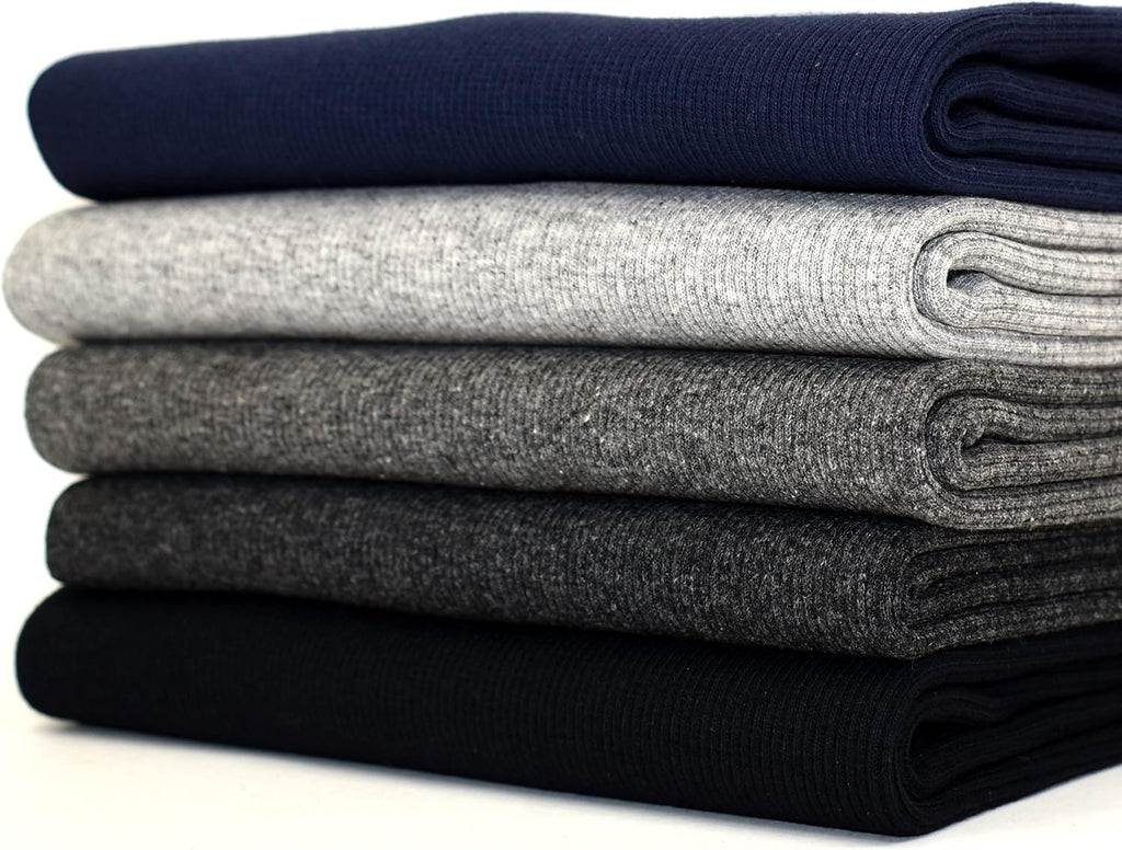 MAGAM-Stoffe Antonia Grobstrick Bündchenstoff Paket uni Oeko-Tex 5 Farben a 50cm (Best-Of)