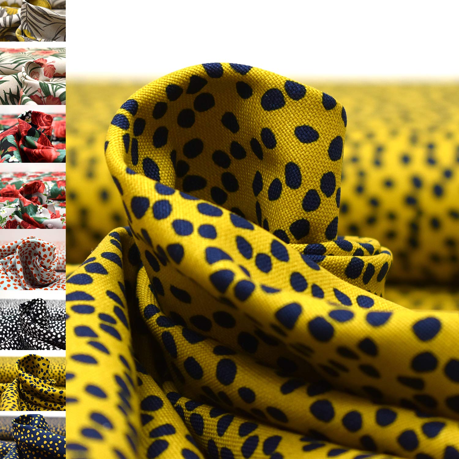 MAGAM-Stoffe Jasper Canvas Stoff Möbel Polsterstoff Oeko-Tex Meterware 50cm (Kakadu grün)