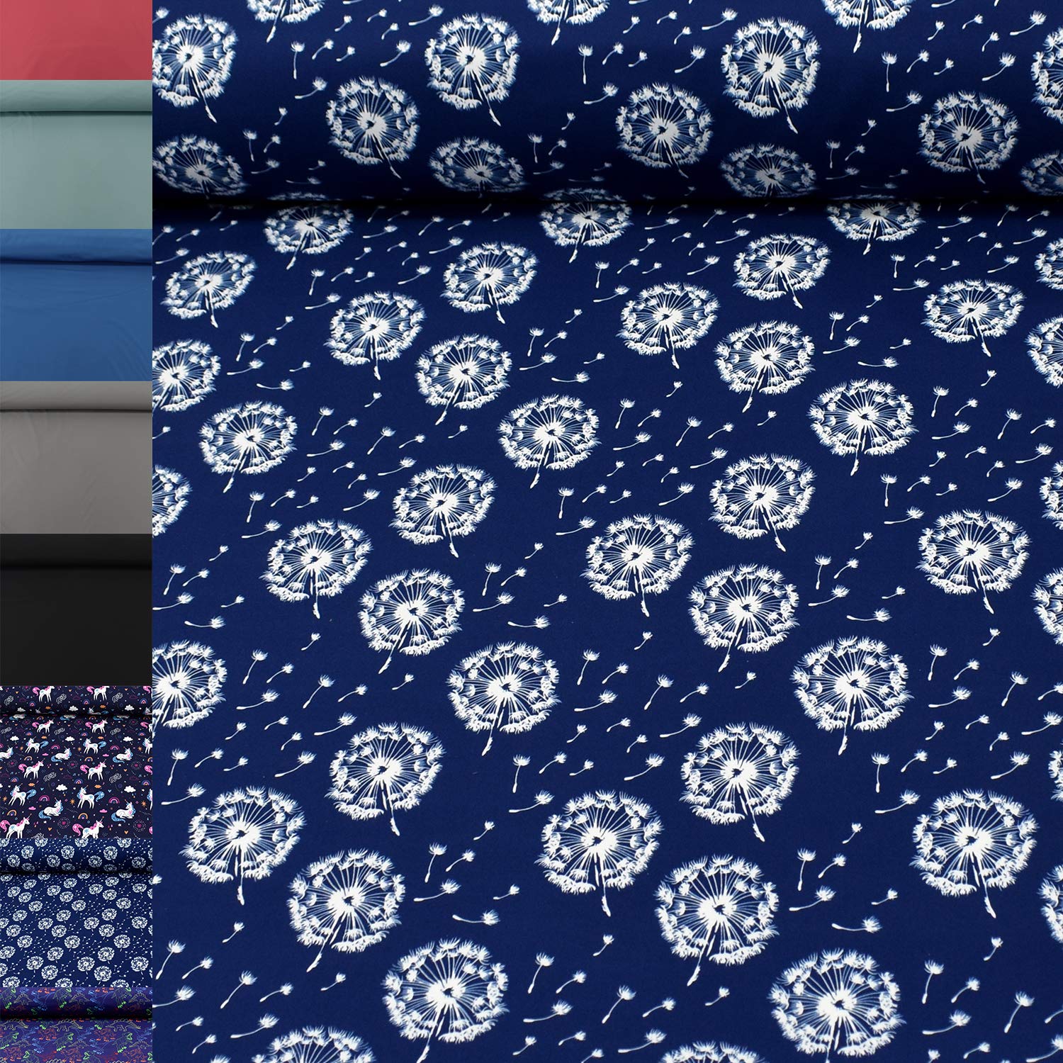 MAGAM-Stoffe Jori Softshell Stoff Kleidung Kinder Oeko-Tex Meterware 50cm (07. Rot)